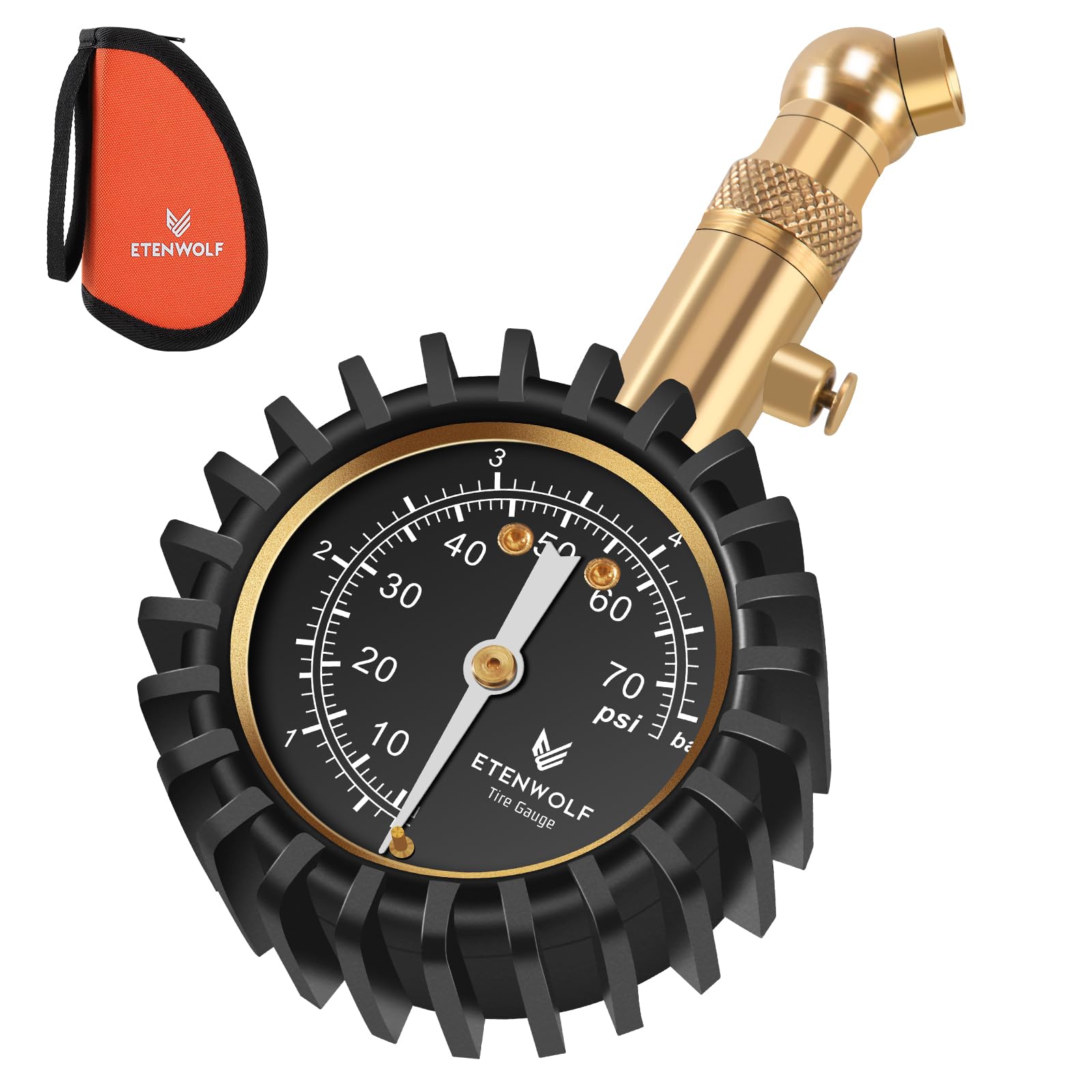 ETENWOLF 0–75 PSI Tire Pressure Gauge