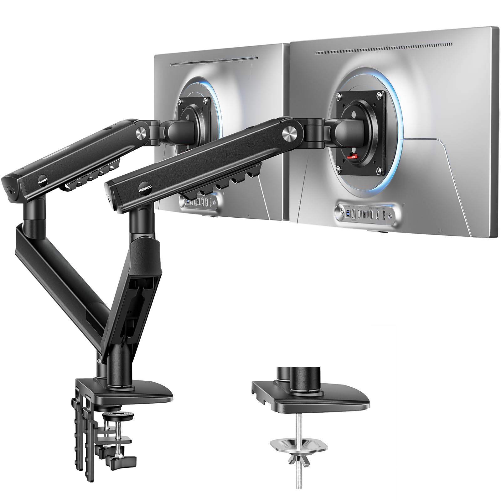HUANUO FlowLift Pro Dual Monitor Mount