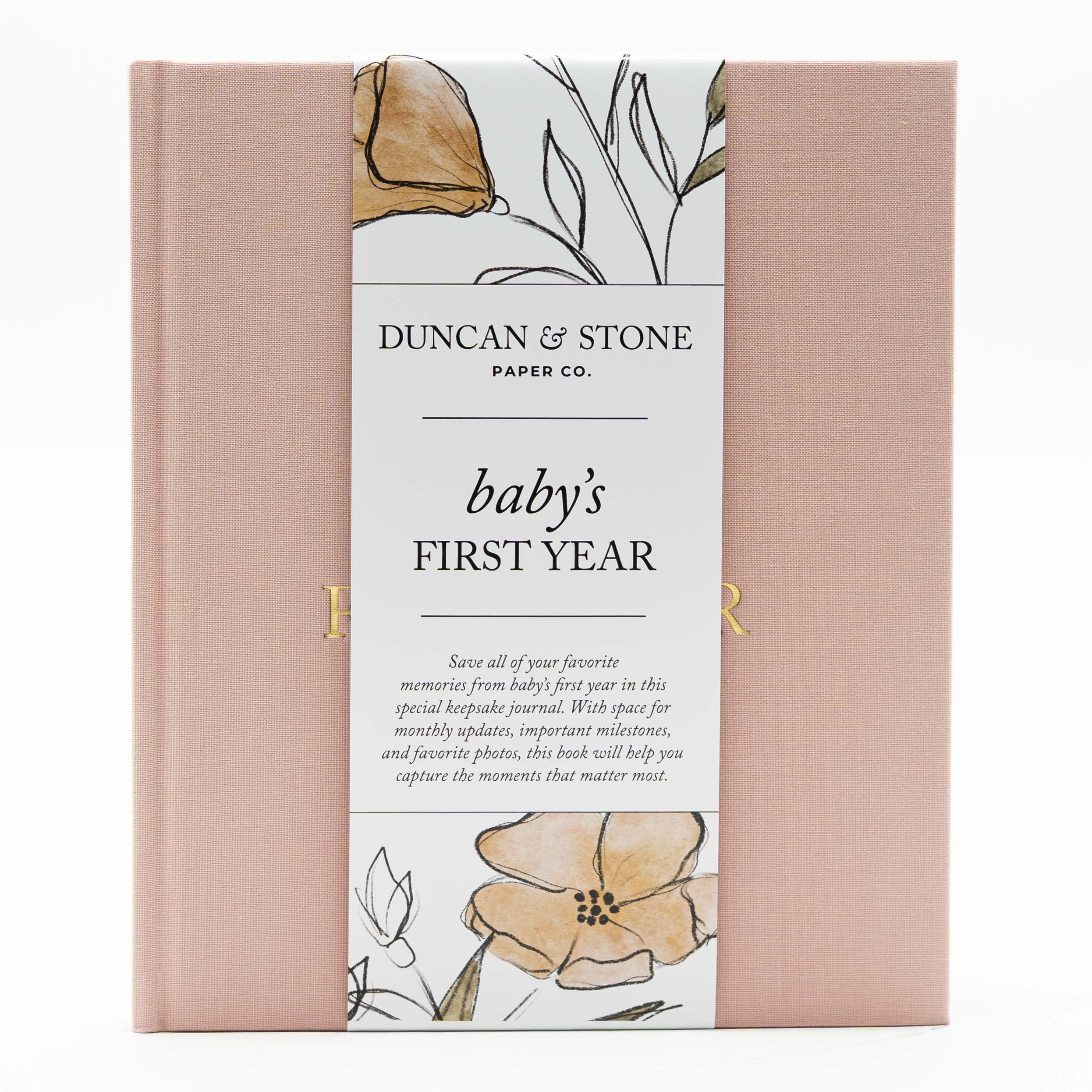 Linen Baby Memory Book
