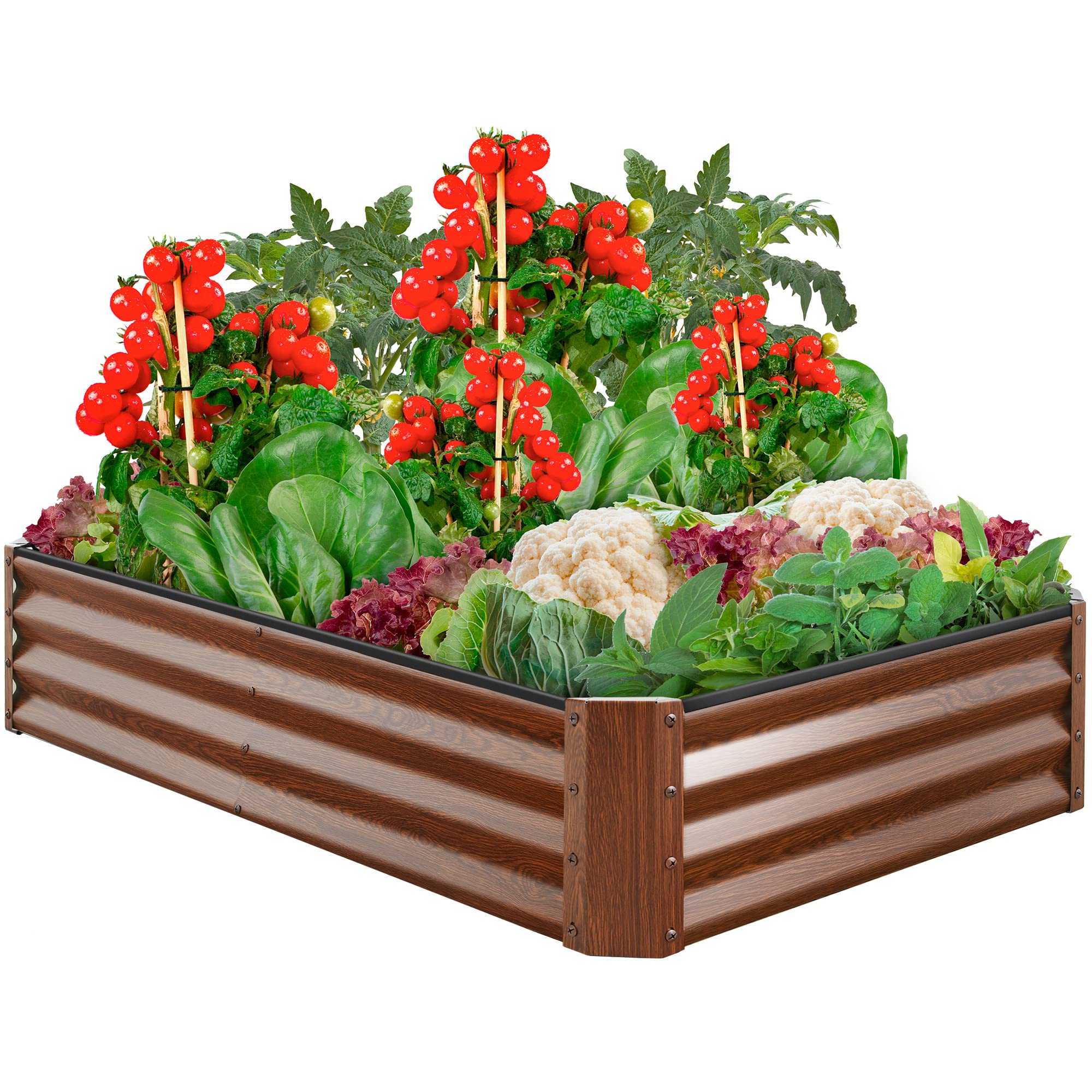 Best Choice Products Metal Raised Garden Bed