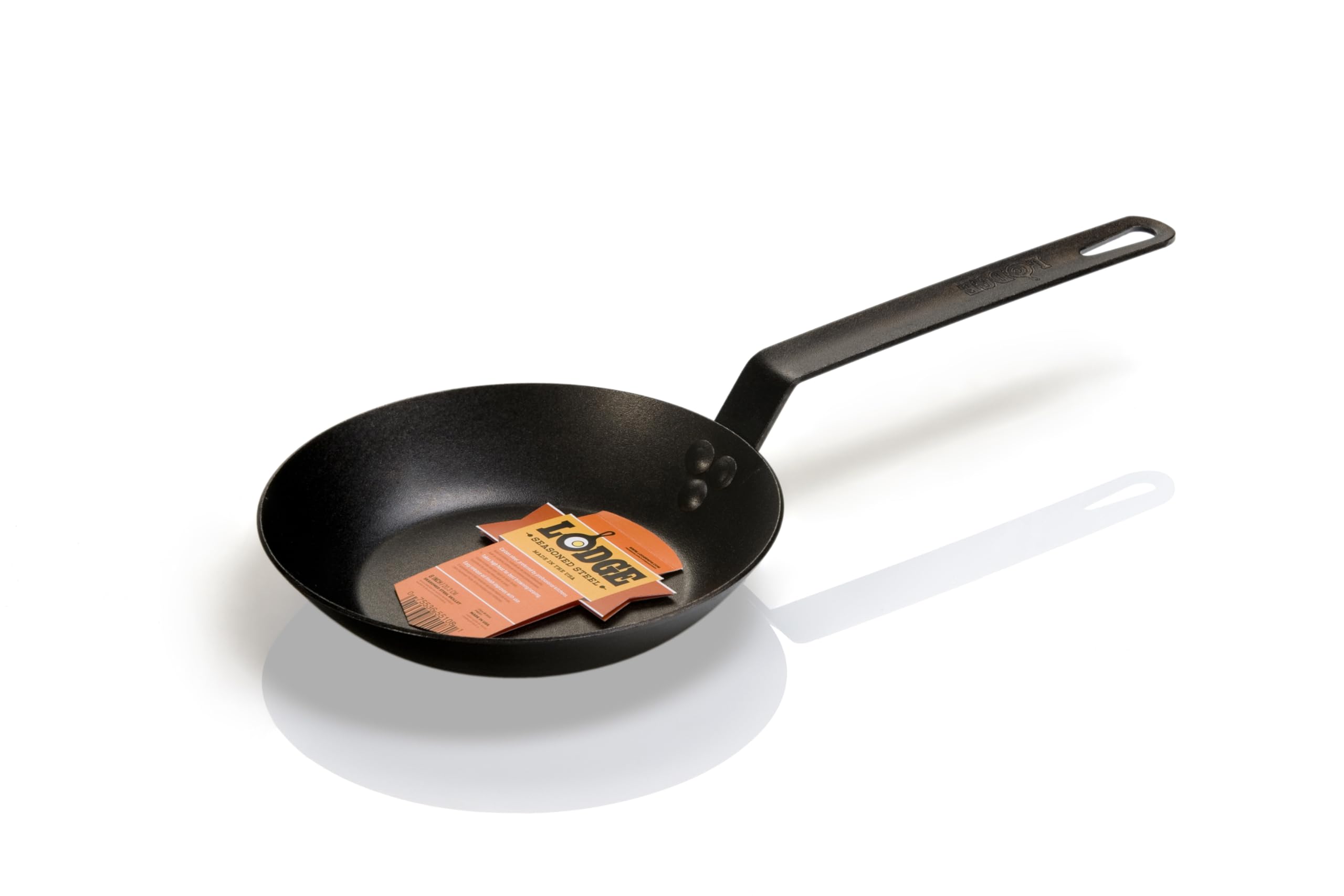 Lodge Pre-Seasoned Carbon Steel Skillet, 8-Inch