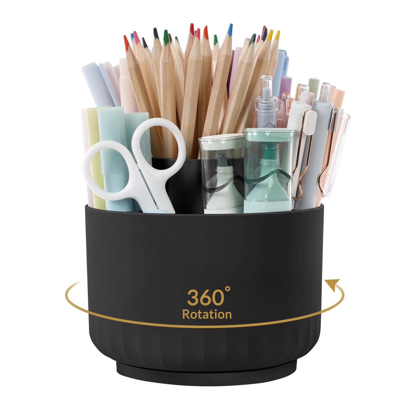 SKYDUE 360-Degree Rotating Pencil Pen Holder
