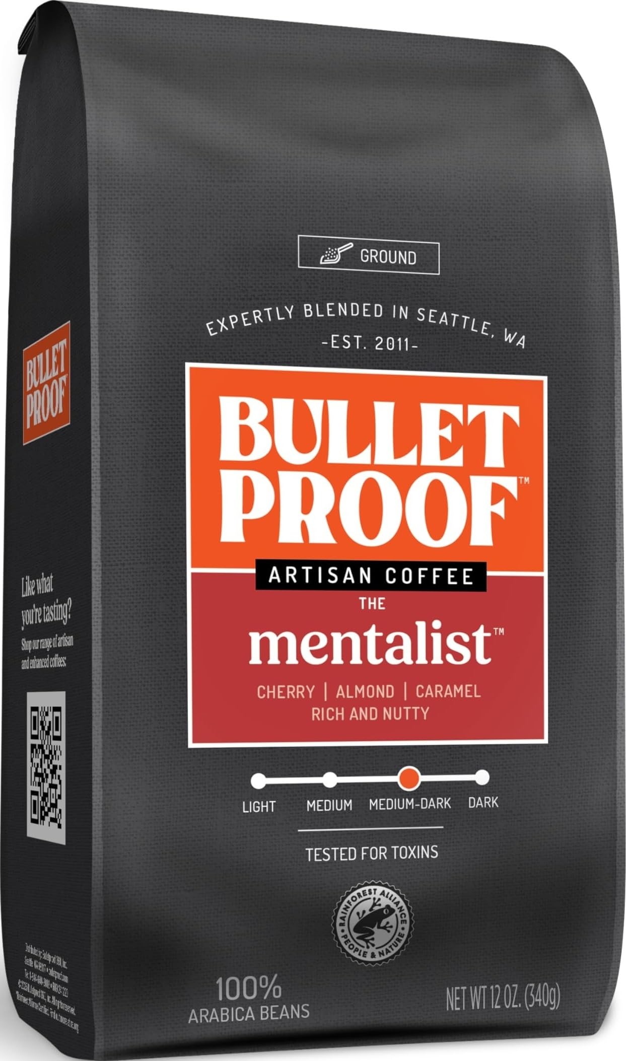 Bulletproof The Mentalist Medium-Dark Roast Ground Coffee