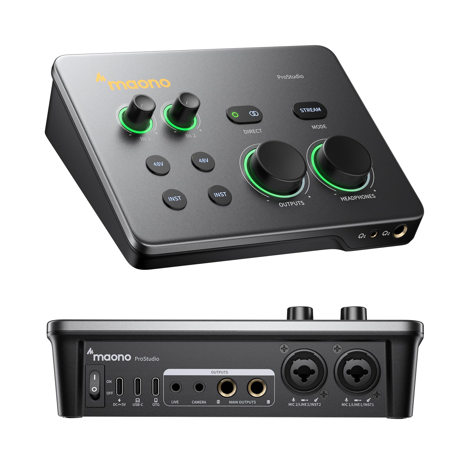 MAONO P2 Hybrid USB Audio Interface