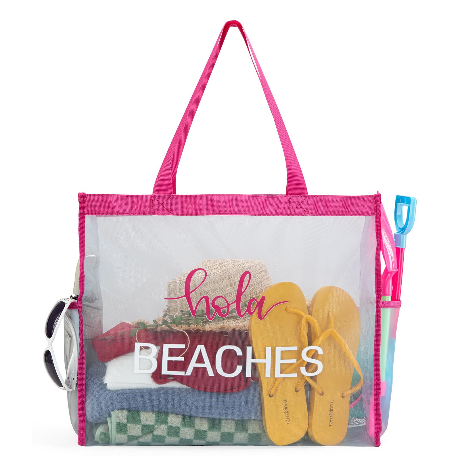 Montana West Large Mesh Beach Tote