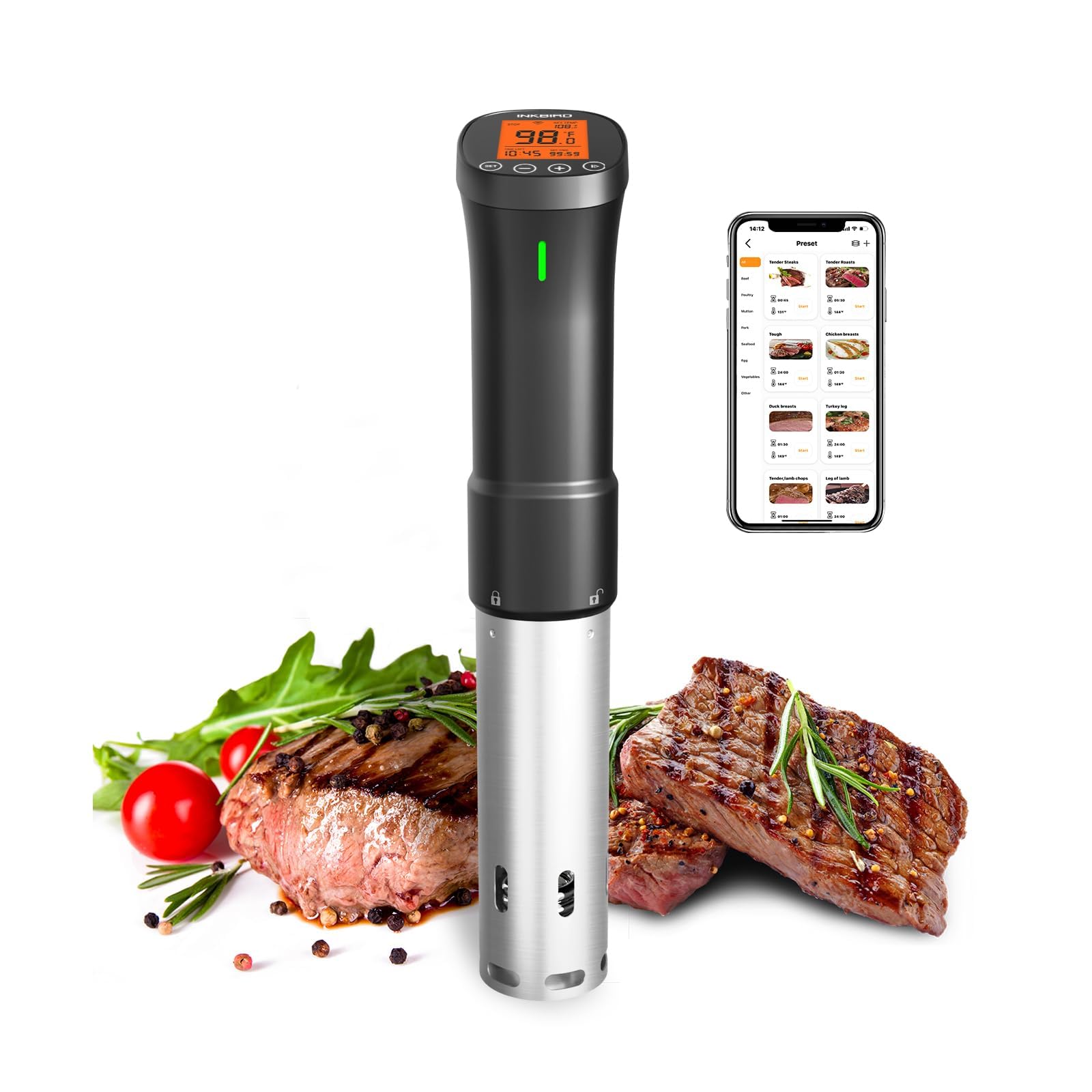 INKBIRD ISV-200W Wi-Fi Sous Vide Cooker