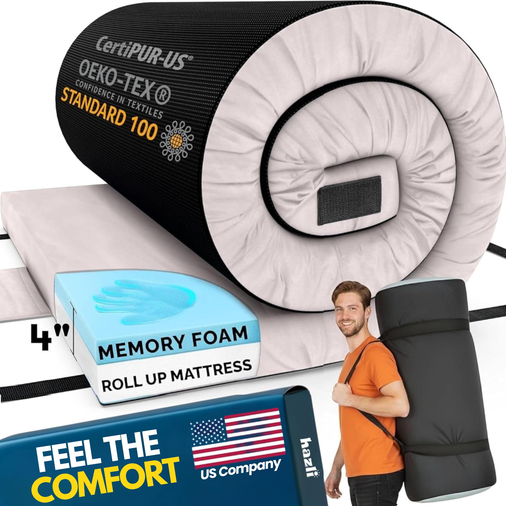 Hazli Matrix AirCell Memory Foam Camping Mattress