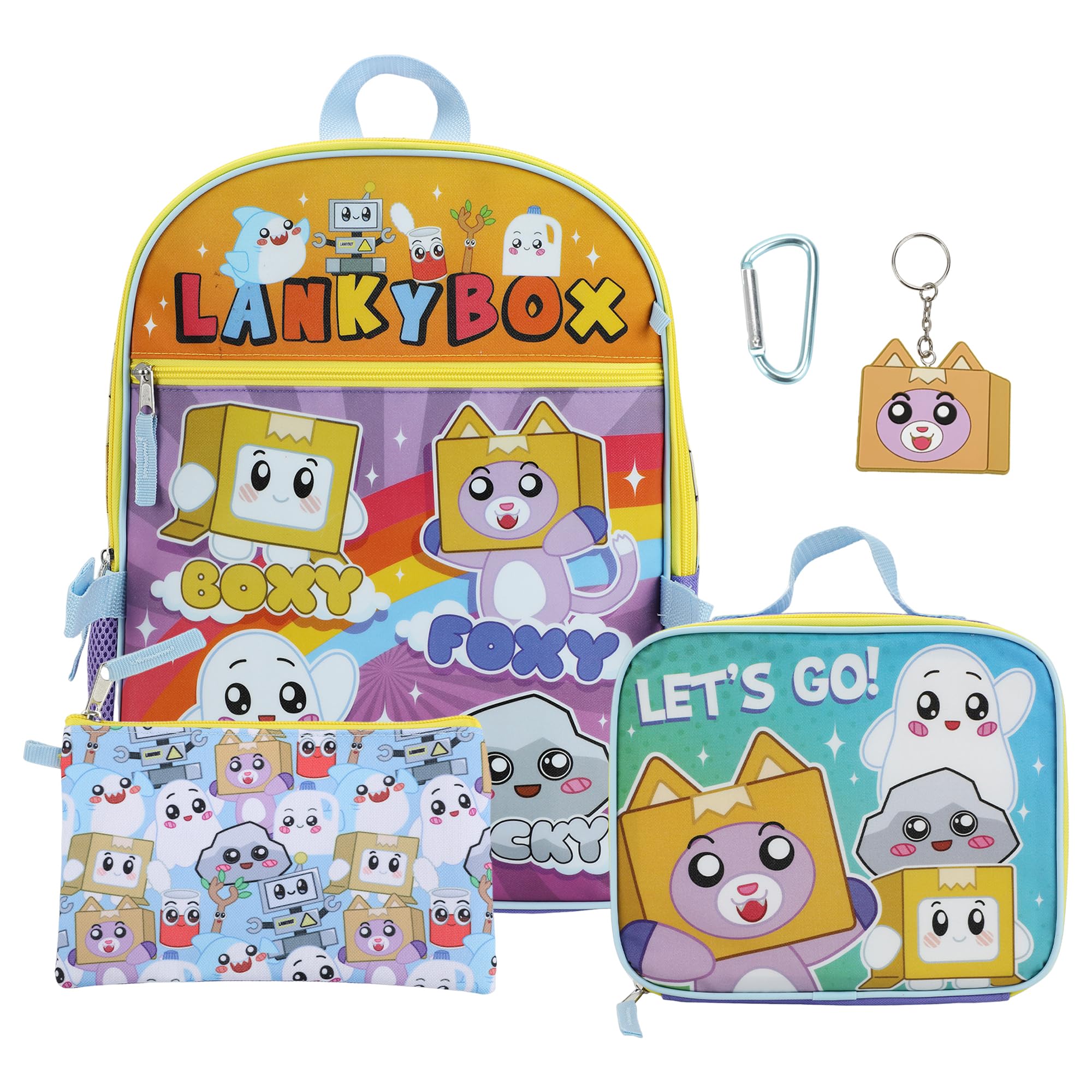 BIOWORLD LankyBox 5-Piece Backpack Set