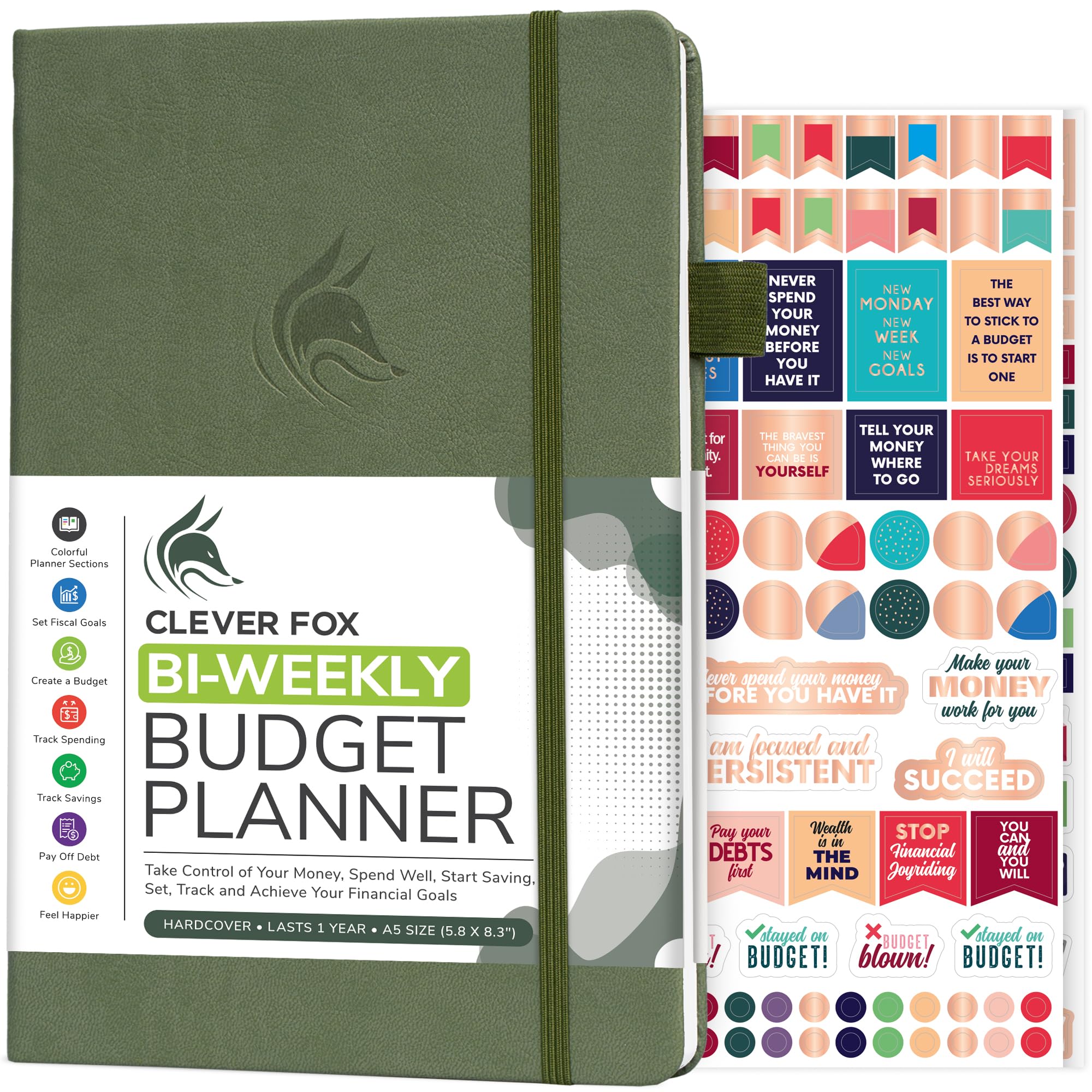 Clever Fox Bi-Weekly Budget Planner