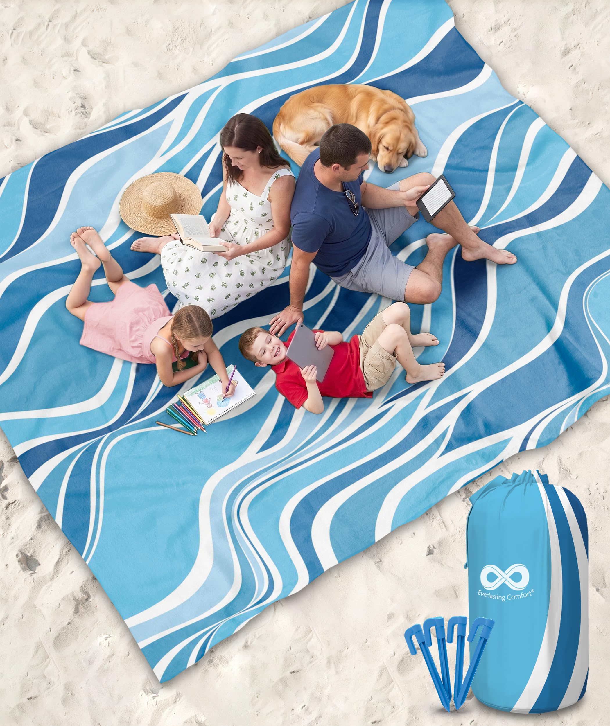 Everlasting Comfort Large Beach Blanket