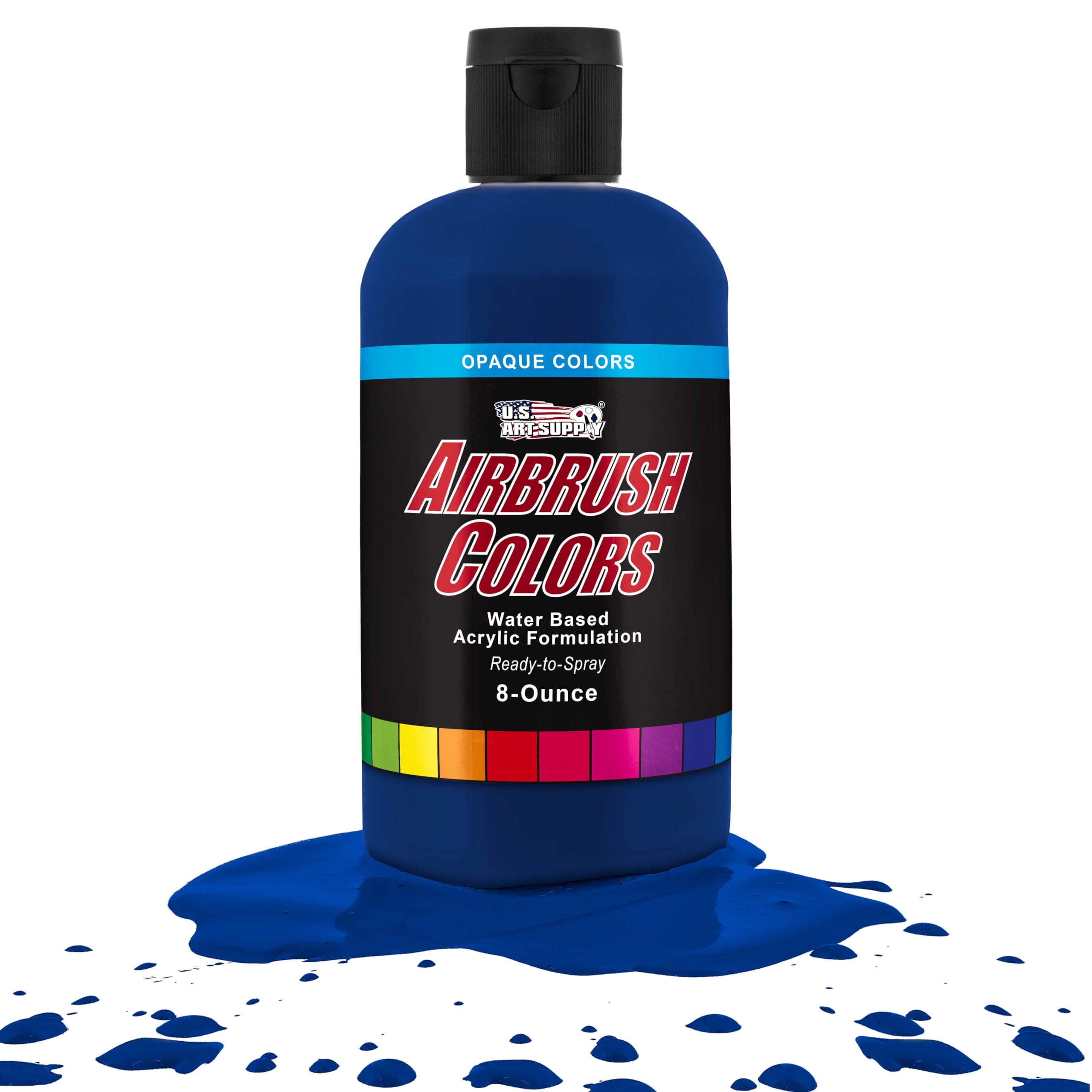U.S. Art Supply Opaque Phtalo Blue Acrylic Airbrush Paint