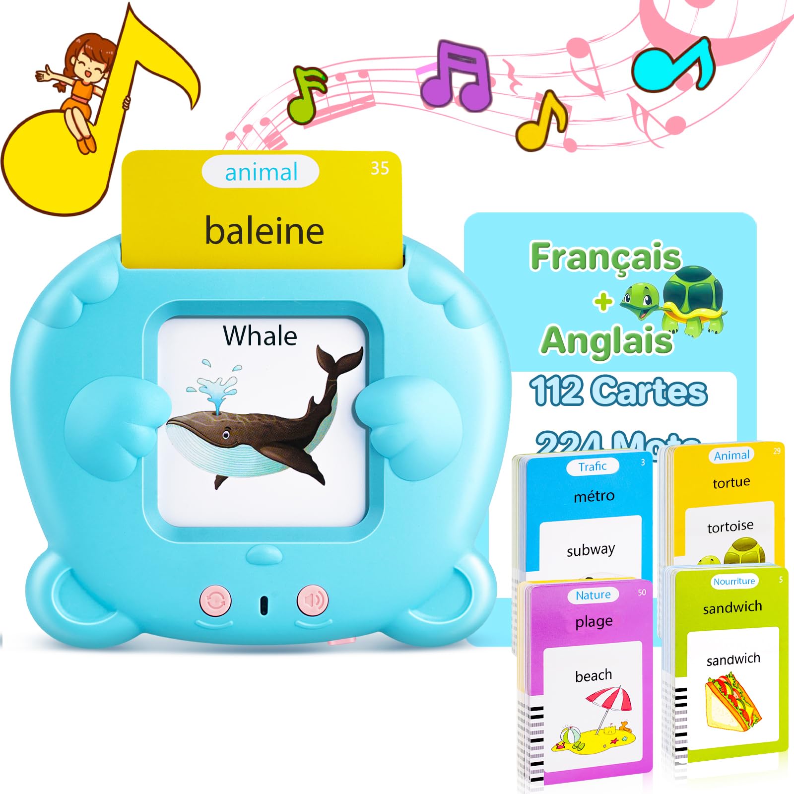 AHJ French-English Talking Flash Cards
