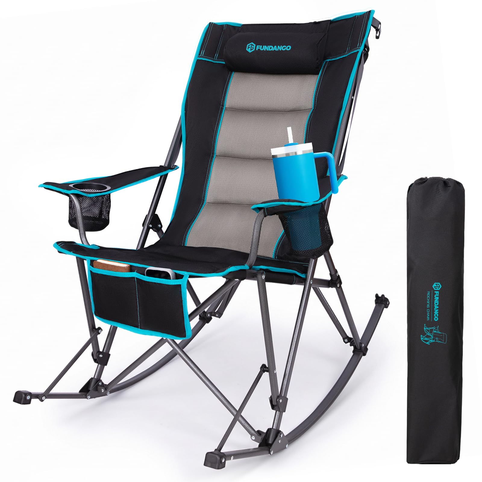 FUNDANGO Oversized Rocking Camping Chair