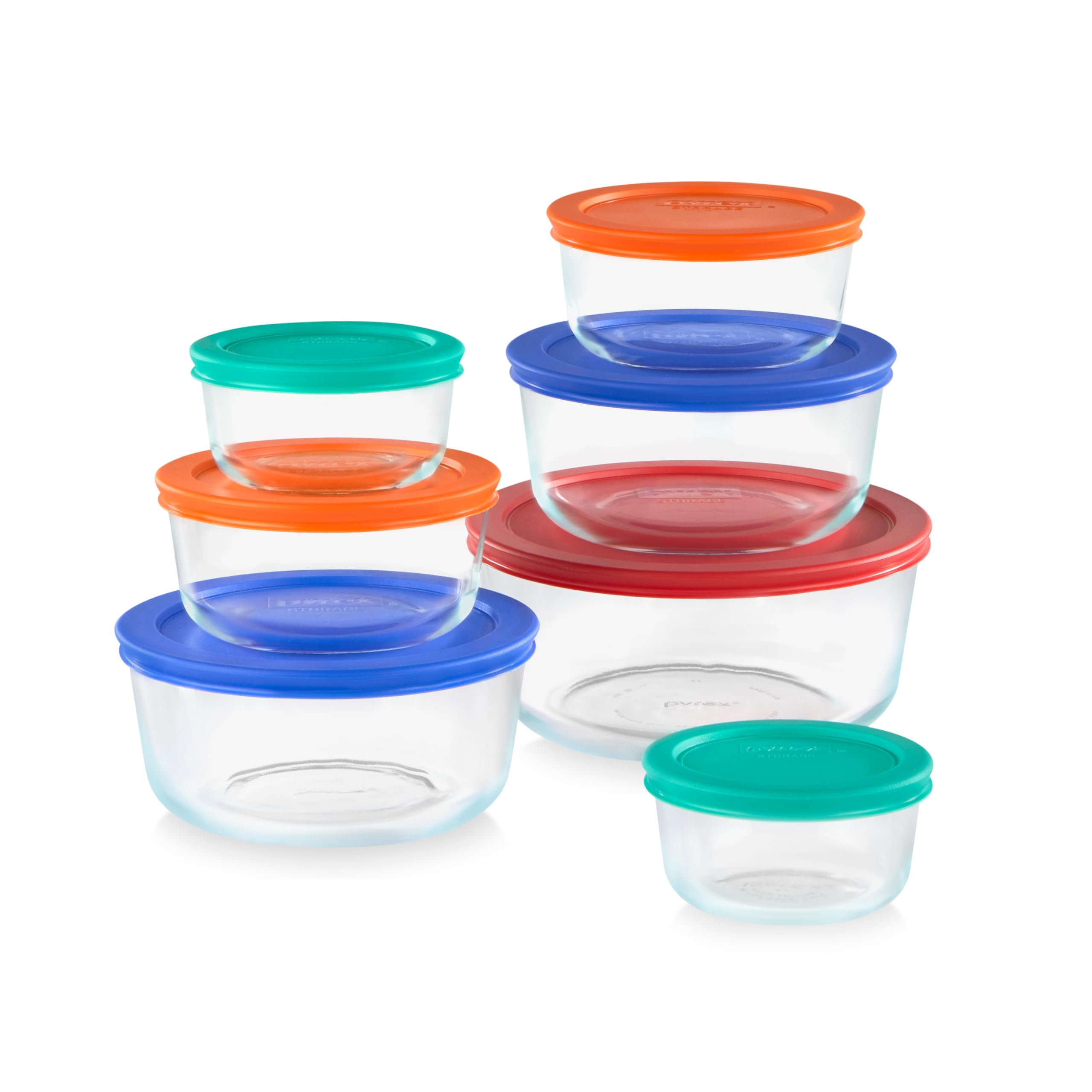 Pyrex Simply Store 7-Pack Glass Food Storage Set