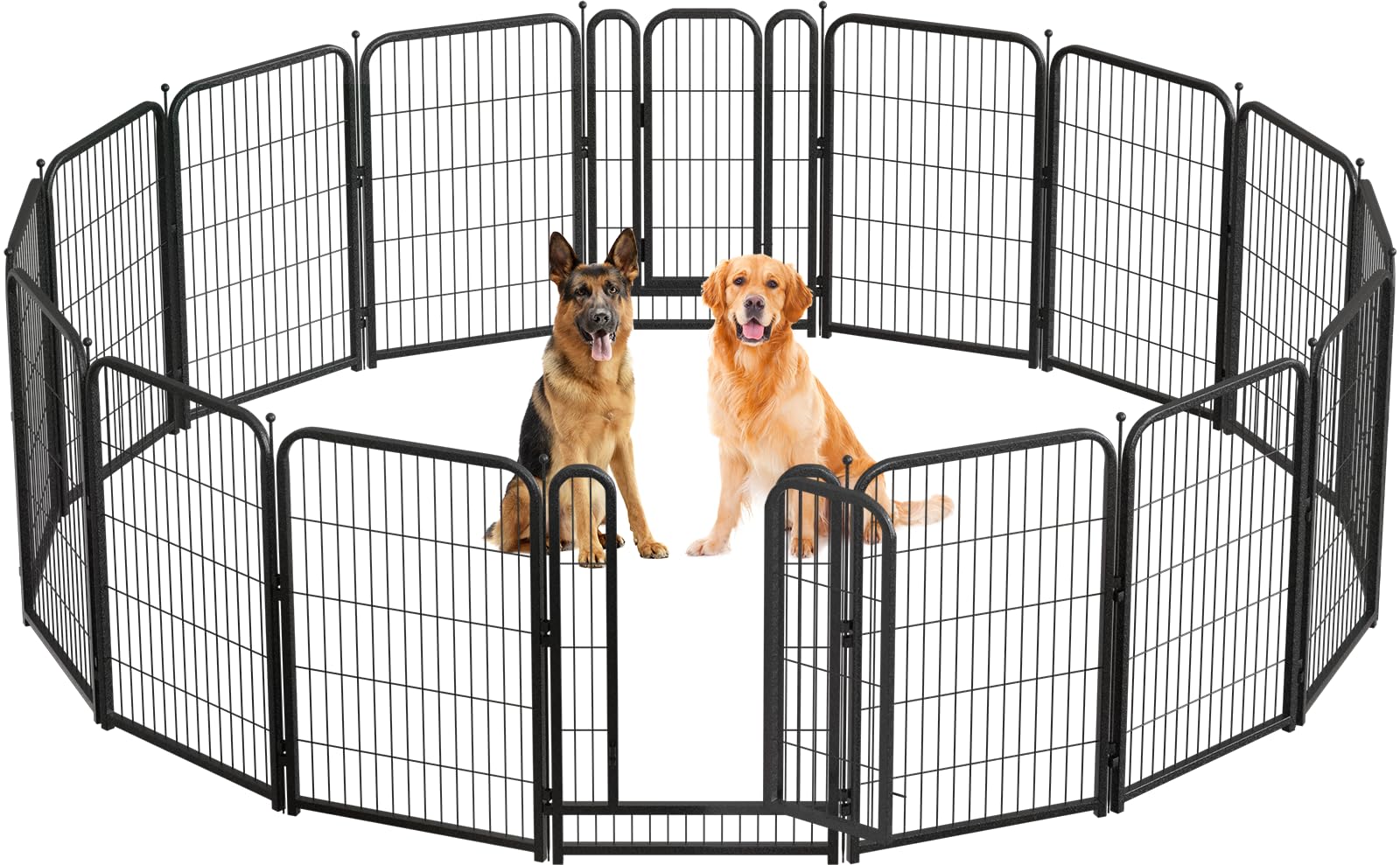 Petorldog 40-Inch Metal Dog Playpen, 8 Panels