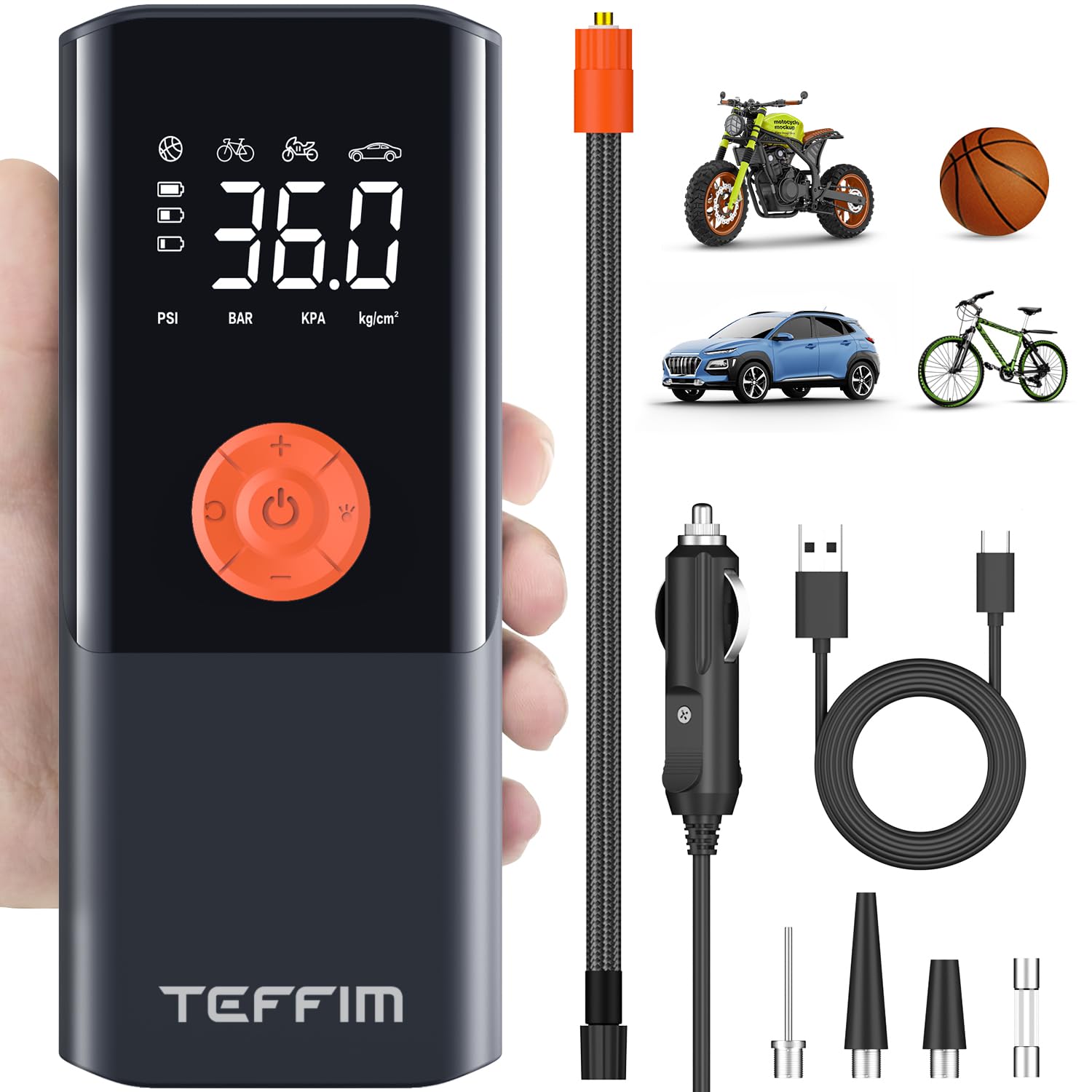 Teffim Portable Tire Inflator