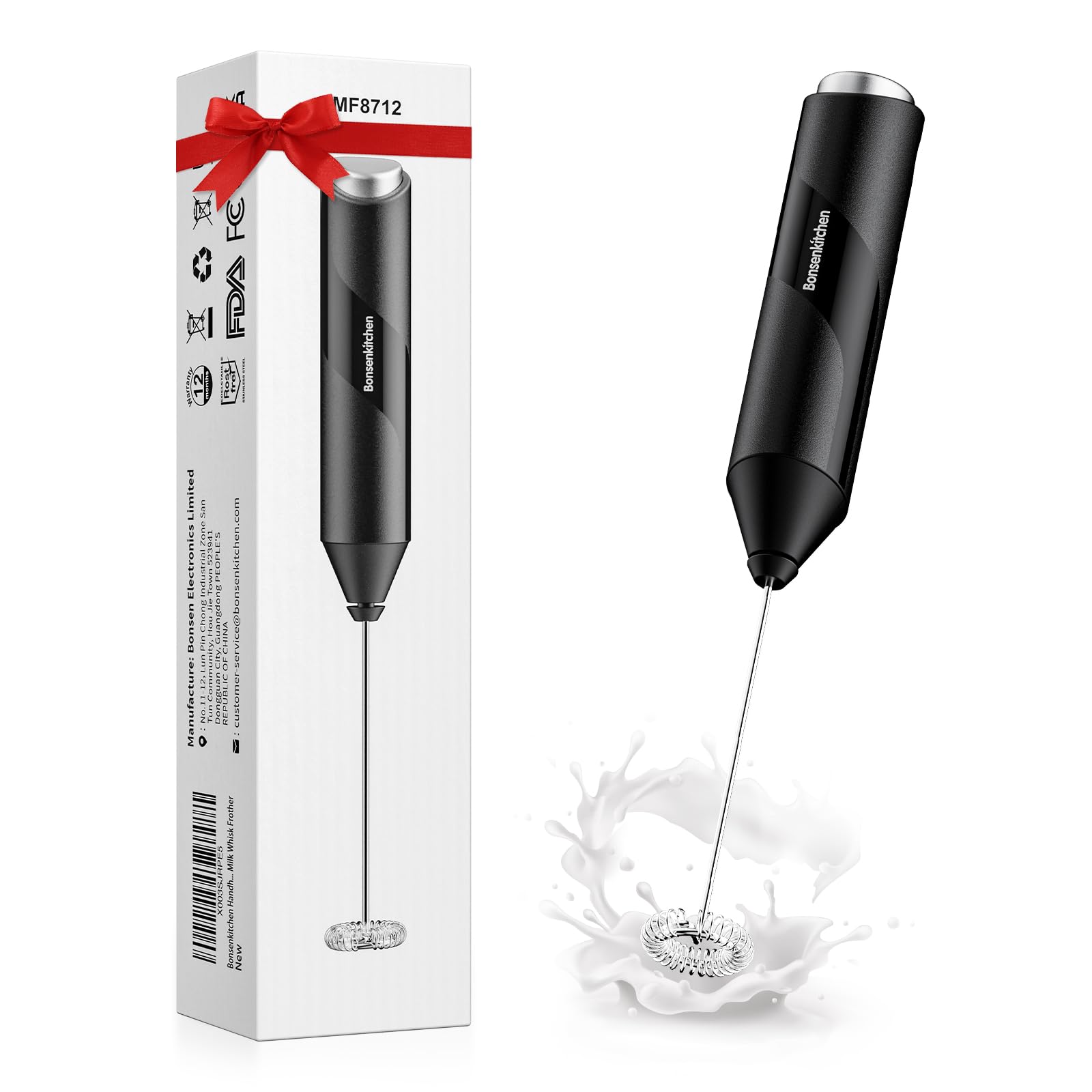 Bonsenkitchen Milk Frother Wand