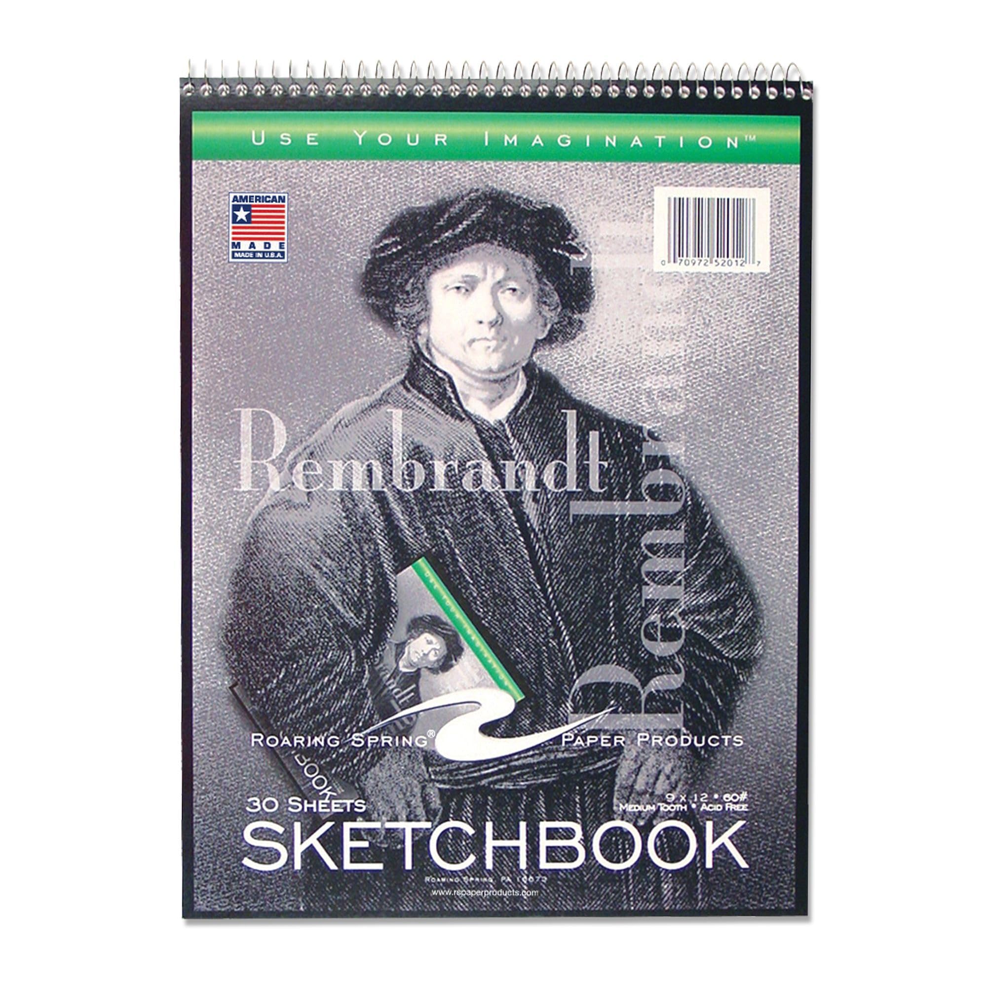 Roaring Spring Rembrandt 9 x 12 Sketchbook