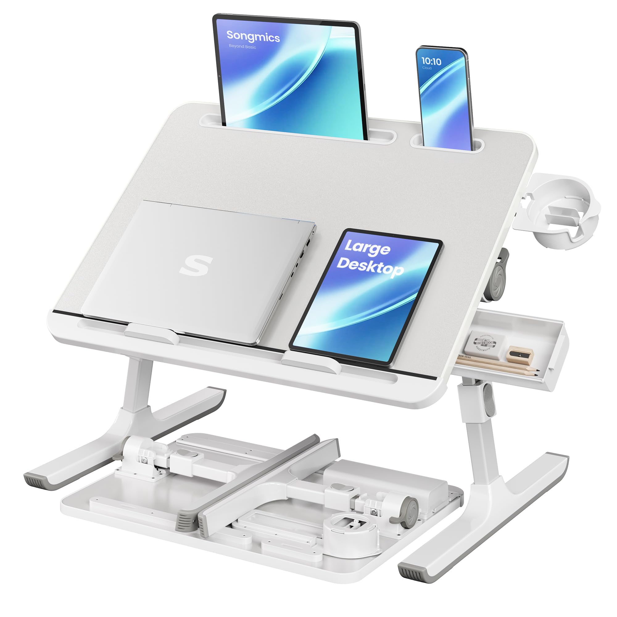 SONGMICS Foldable Bed Laptop Desk