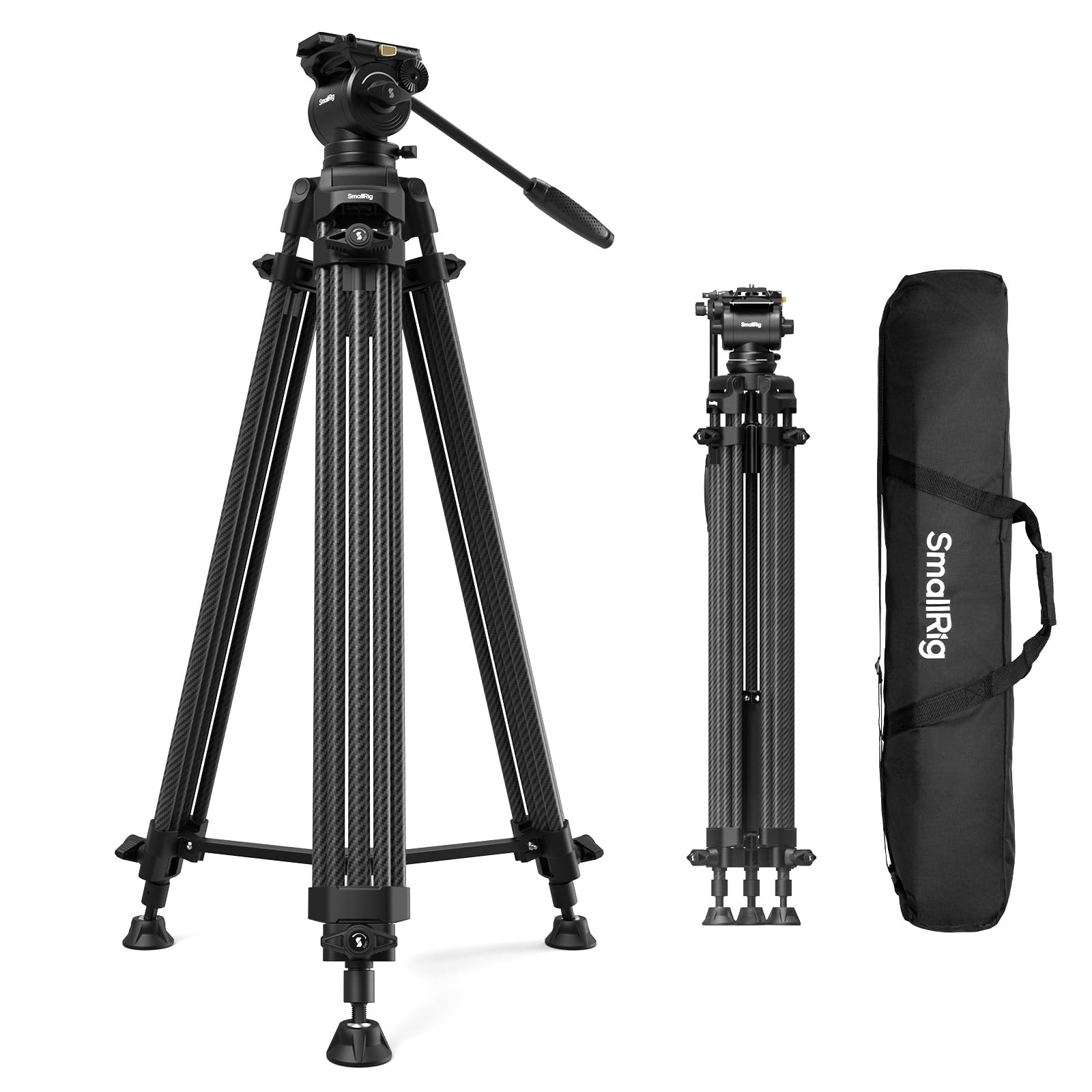 SmallRig AD-14 Carbon Fiber Video Tripod