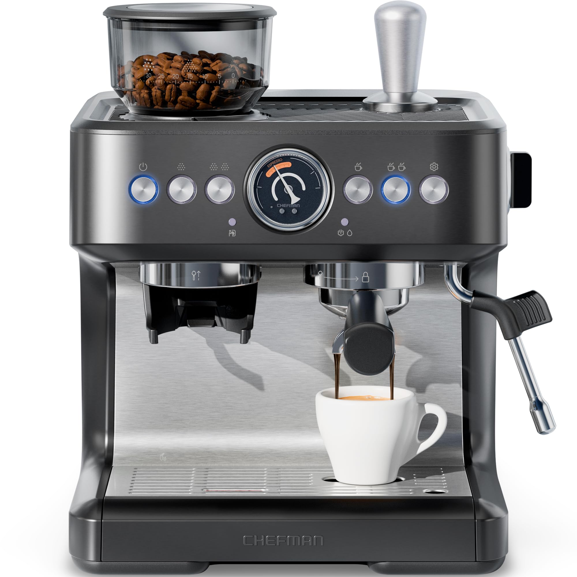 Chefman Crema Deluxe Espresso Machine