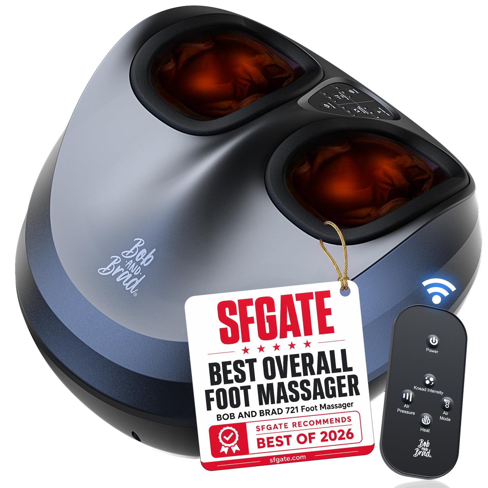 BOB AND BRAD Foot Massager Machine with Heat
