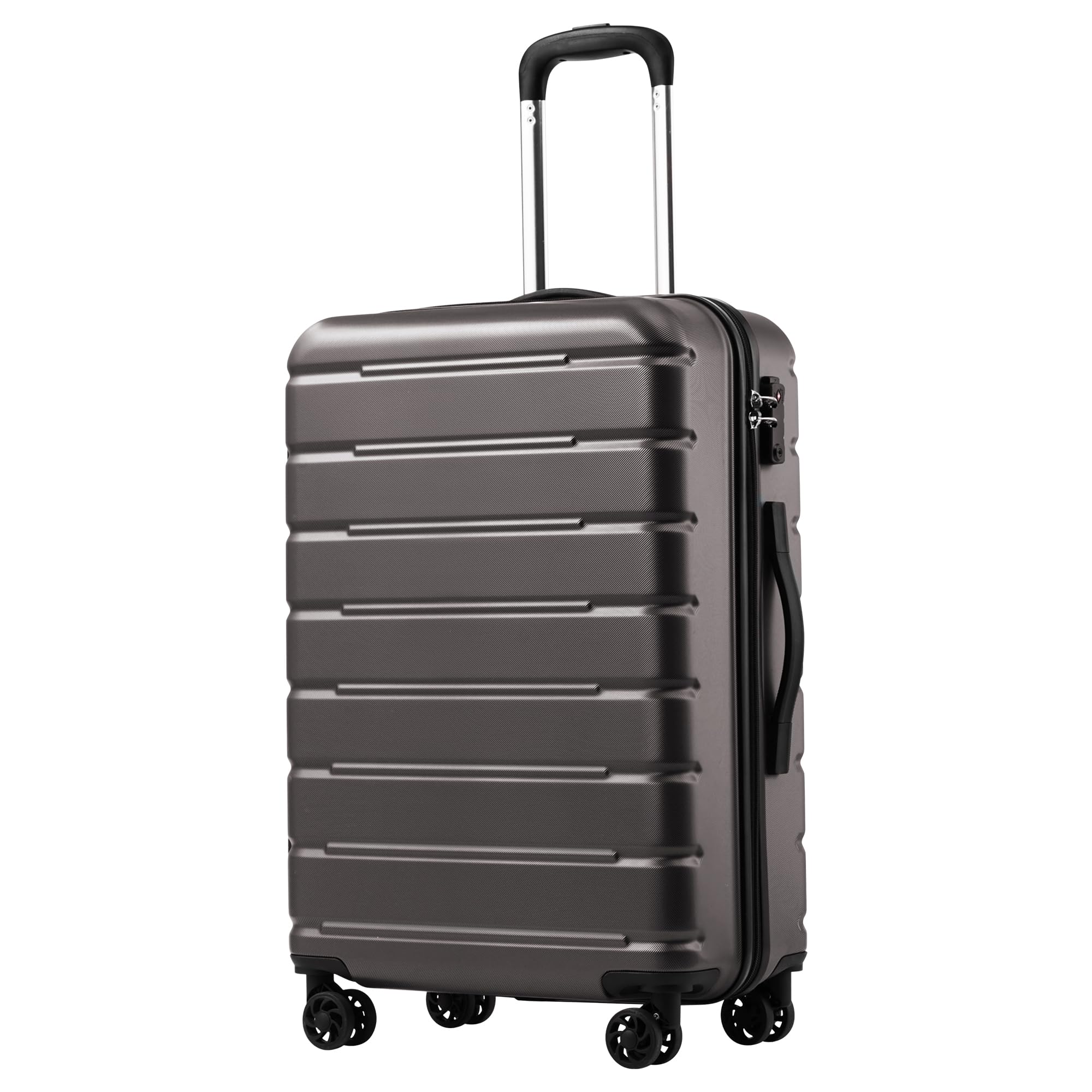 Coolife Luggage Suitcase Carry-on Spinner TSA Lock USB Port
