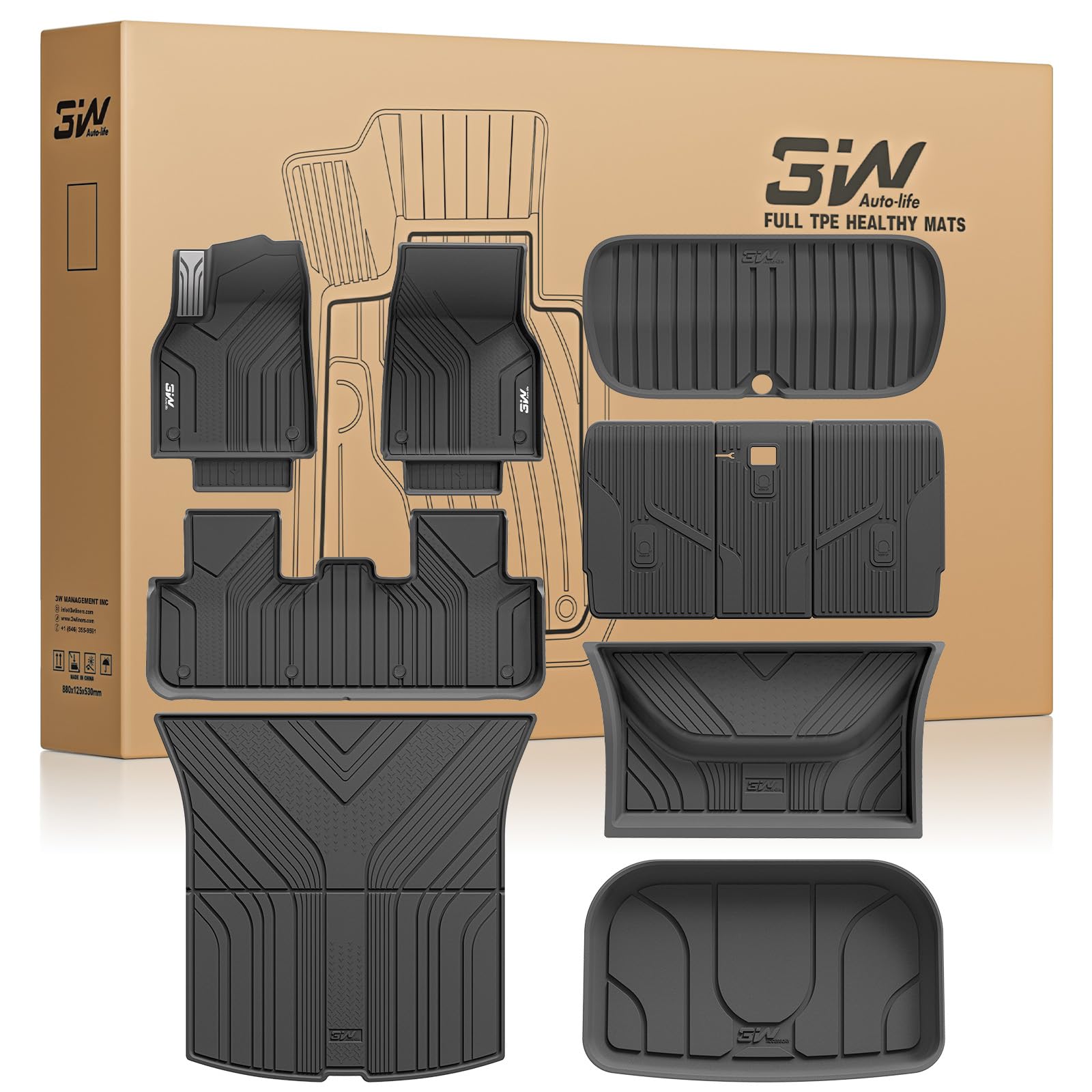 3W Tesla Model Y Juniper 10-Piece Set
