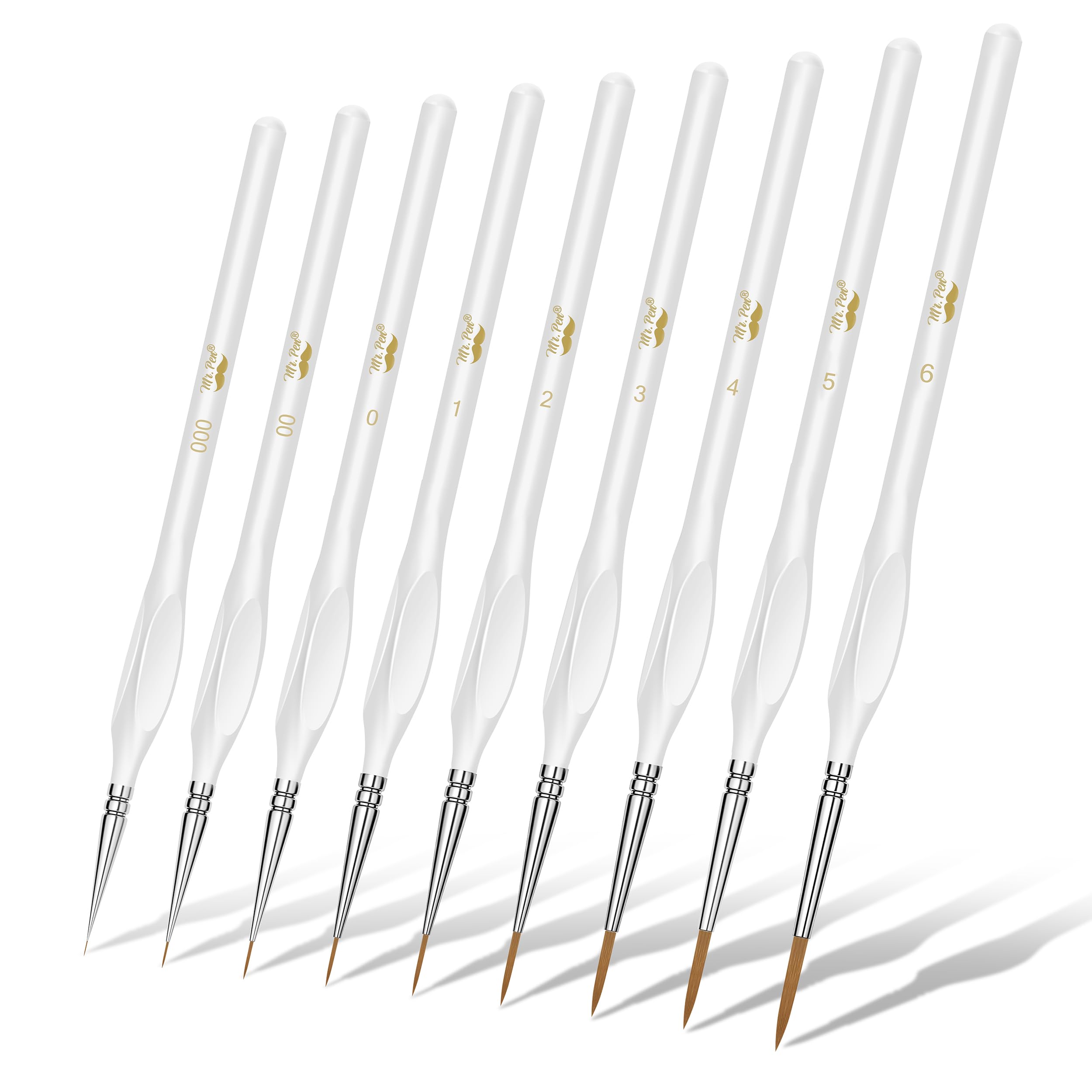 Mr. Pen 9-Piece Detail Paint Brush Set
