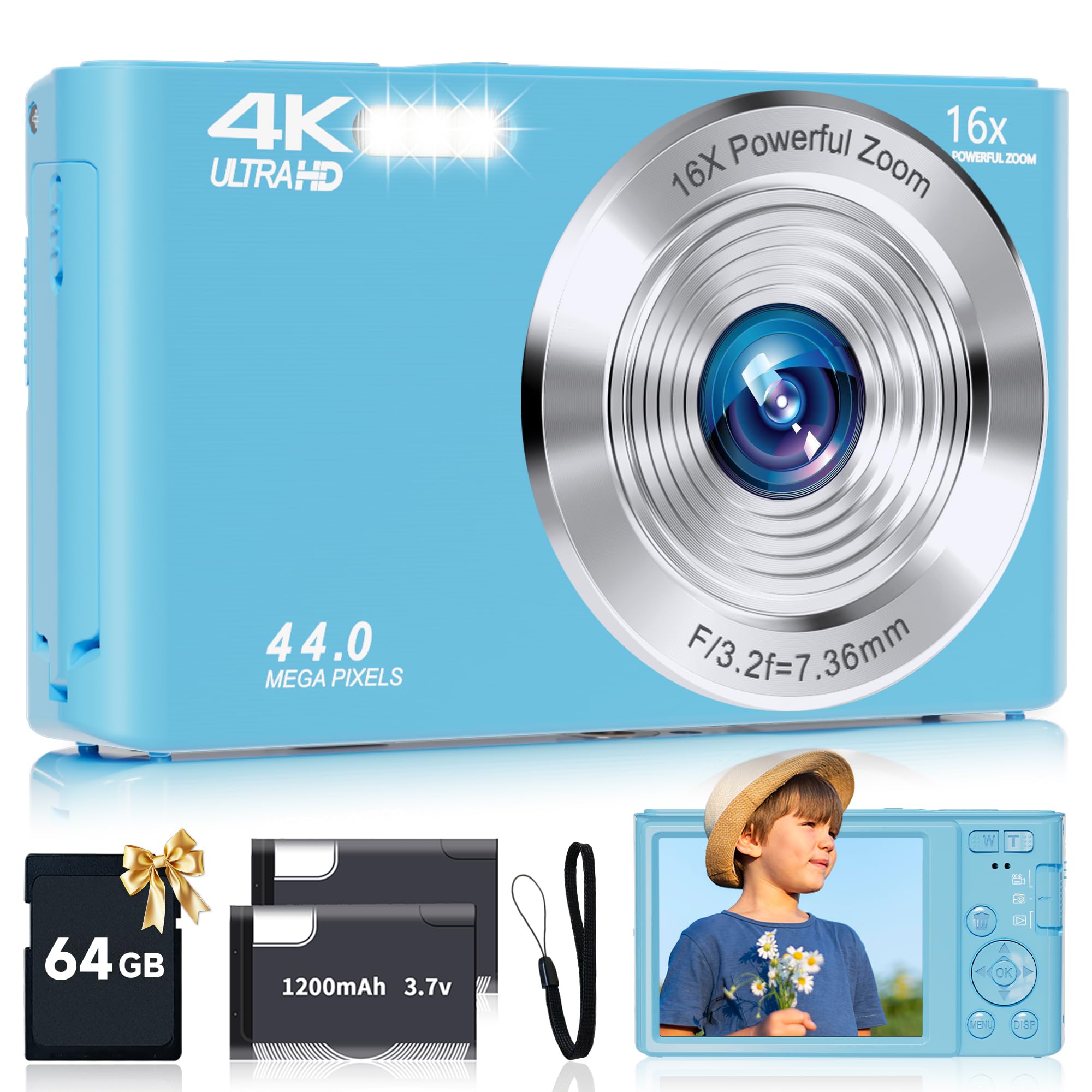 SMARTKLIK 4K 44MP Digital Camera