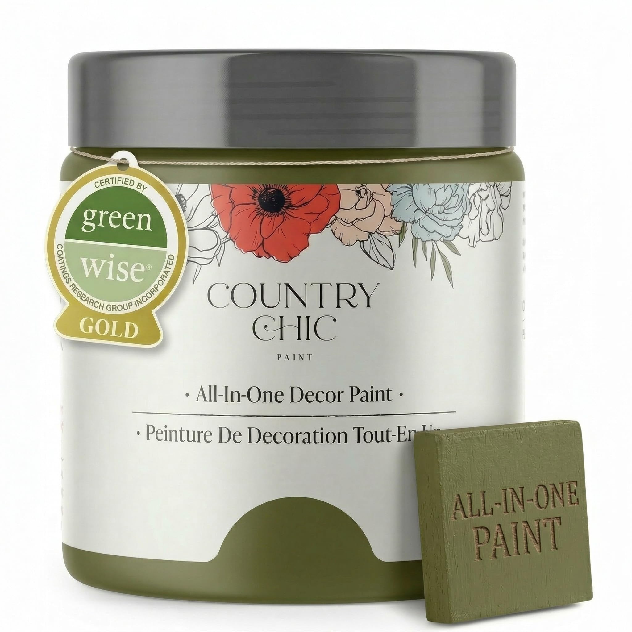 Country Chic Paint Secret Garden Green, 4 oz