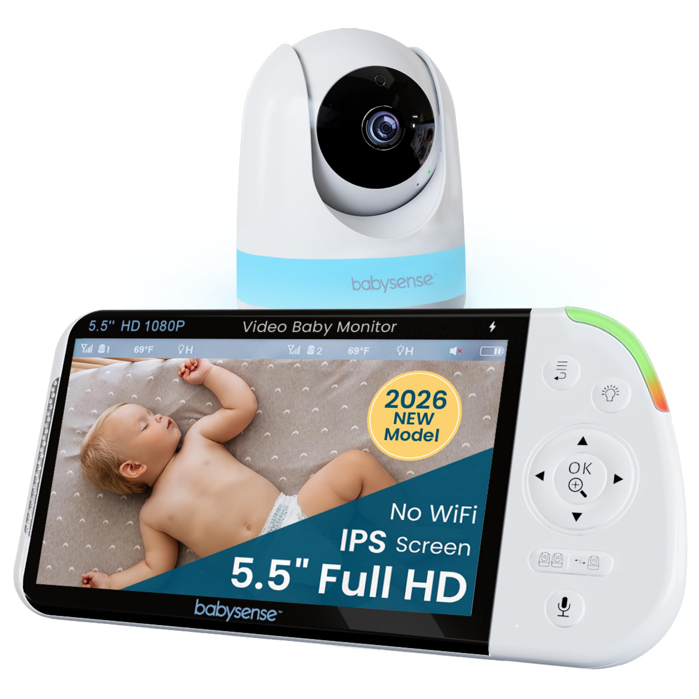 Babysense PRO Non-WiFi 5.5-inch Monitor