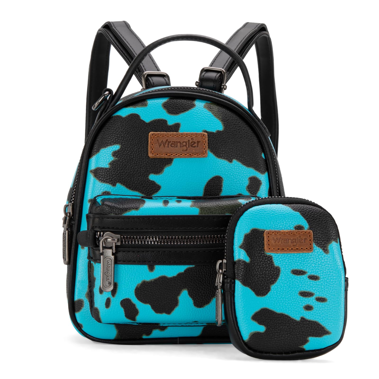 Montana West Wrangler Mini Cow Print Backpack
