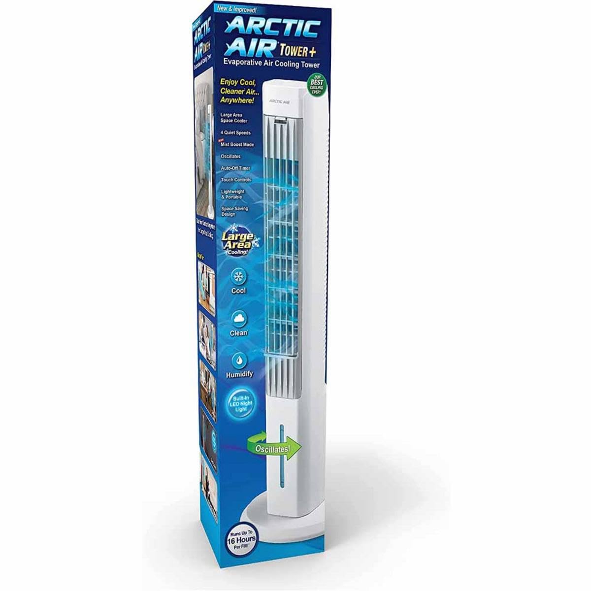 Arctic Air Tower+ Indoor Evaporative Cooler