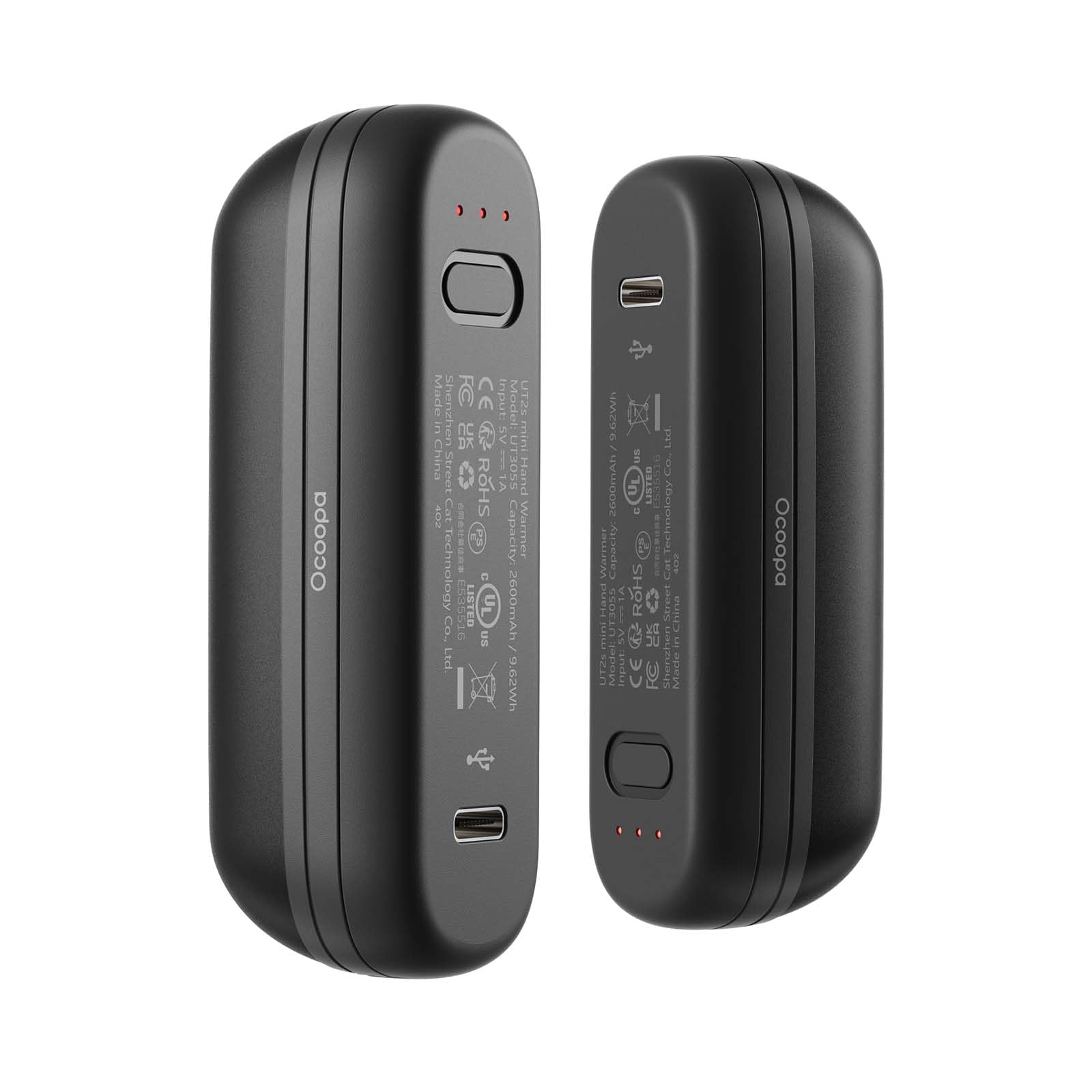 OCOOPA UT2s Mini Rechargeable Hand Warmers, 2-Pack