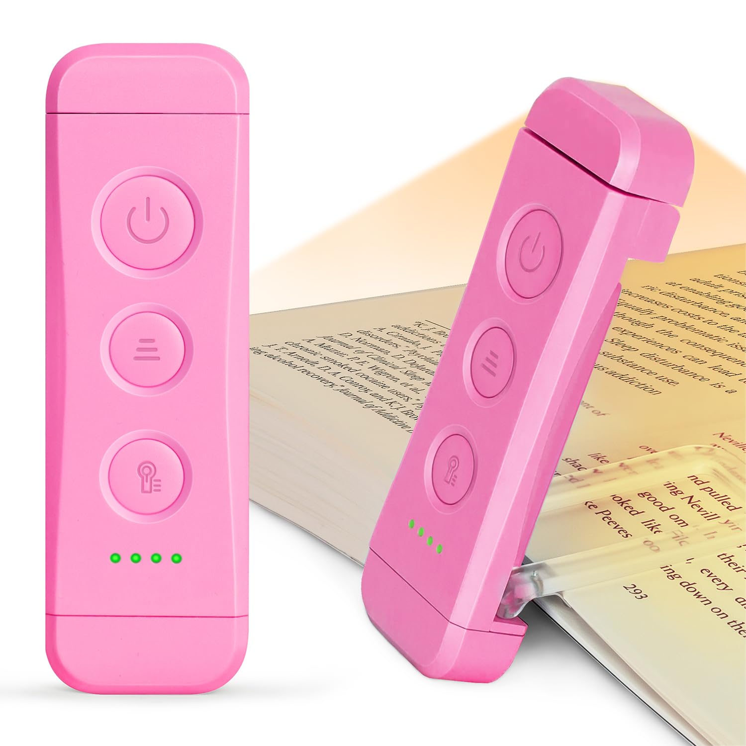 Glocusent USB Rechargeable Clip-On Book Light