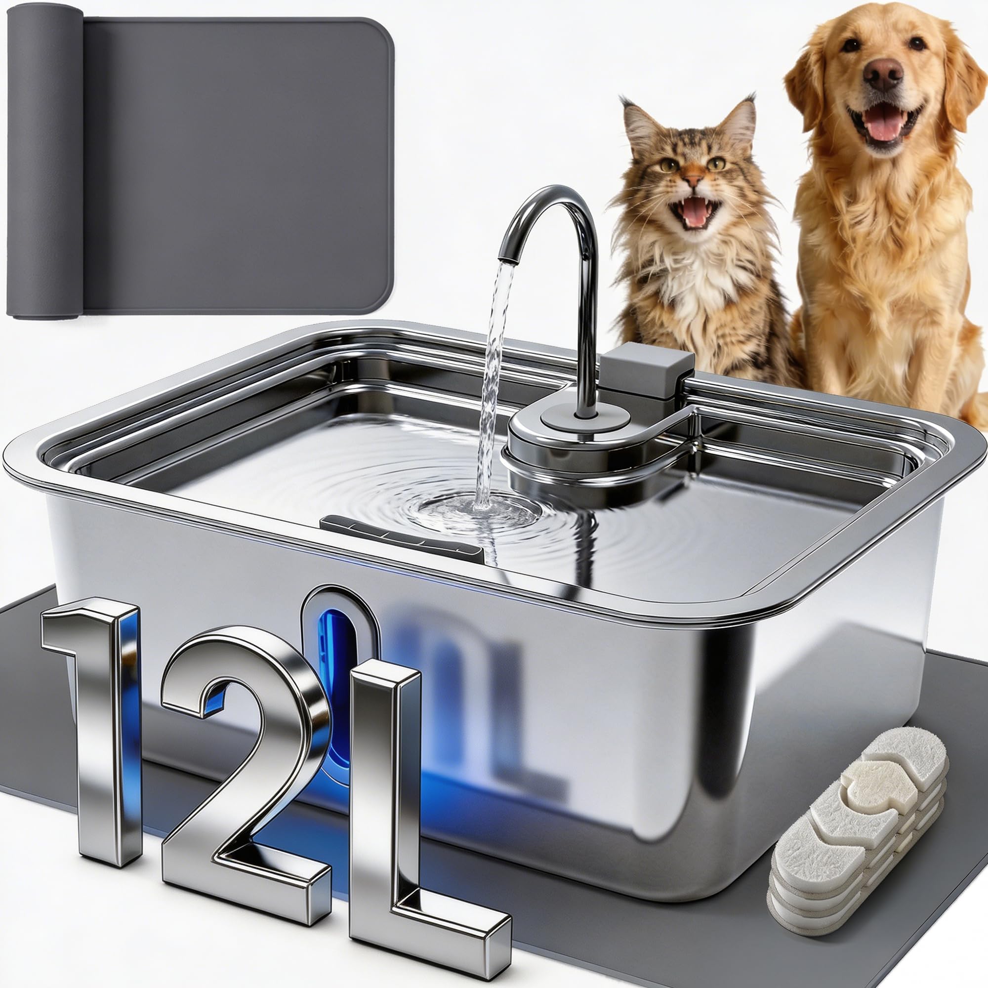 DeftPet 12L Dog Water Fountain