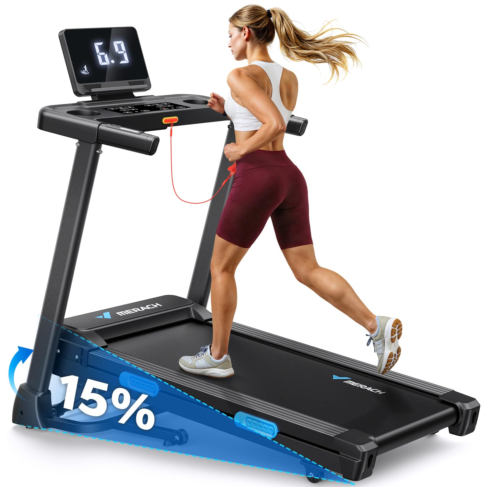 MERACH T12 Foldable Treadmill