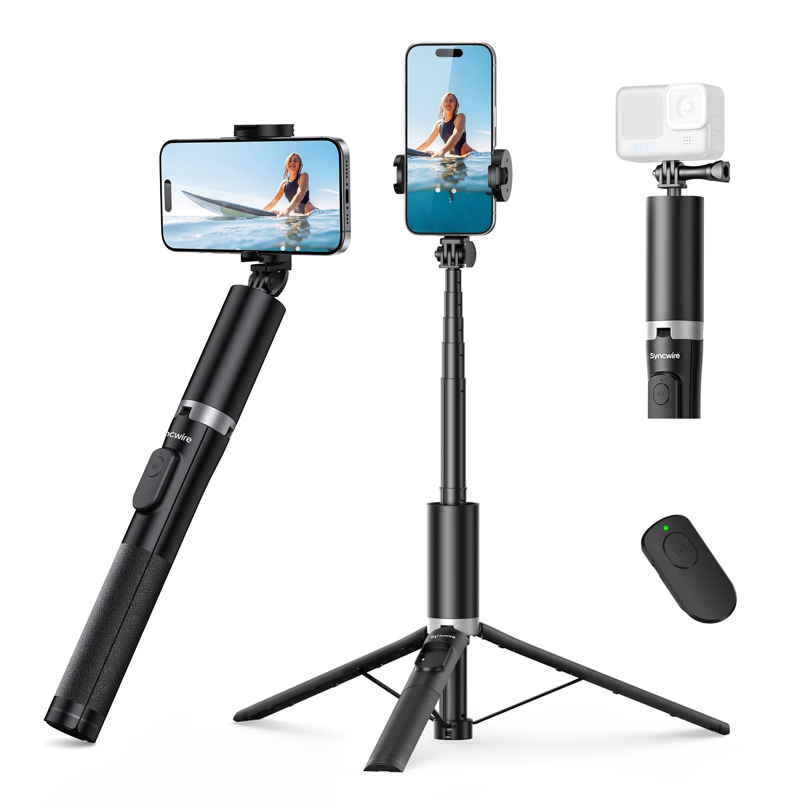 SYNCWIRE 63" Phone Tripod