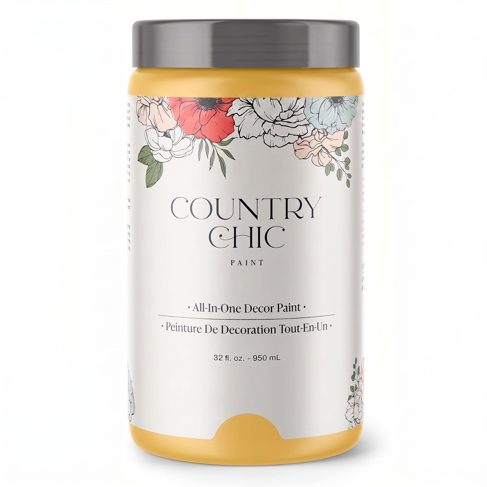 Country Chic Yellow Wellies, Quart