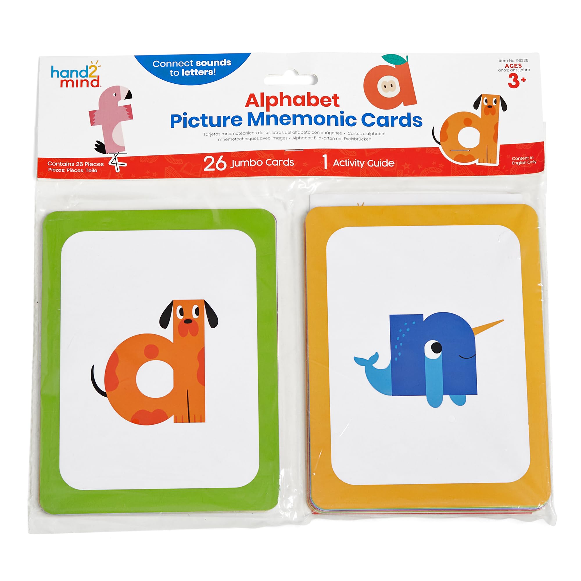 hand2mind Alphabet Picture Mnemonic Cards