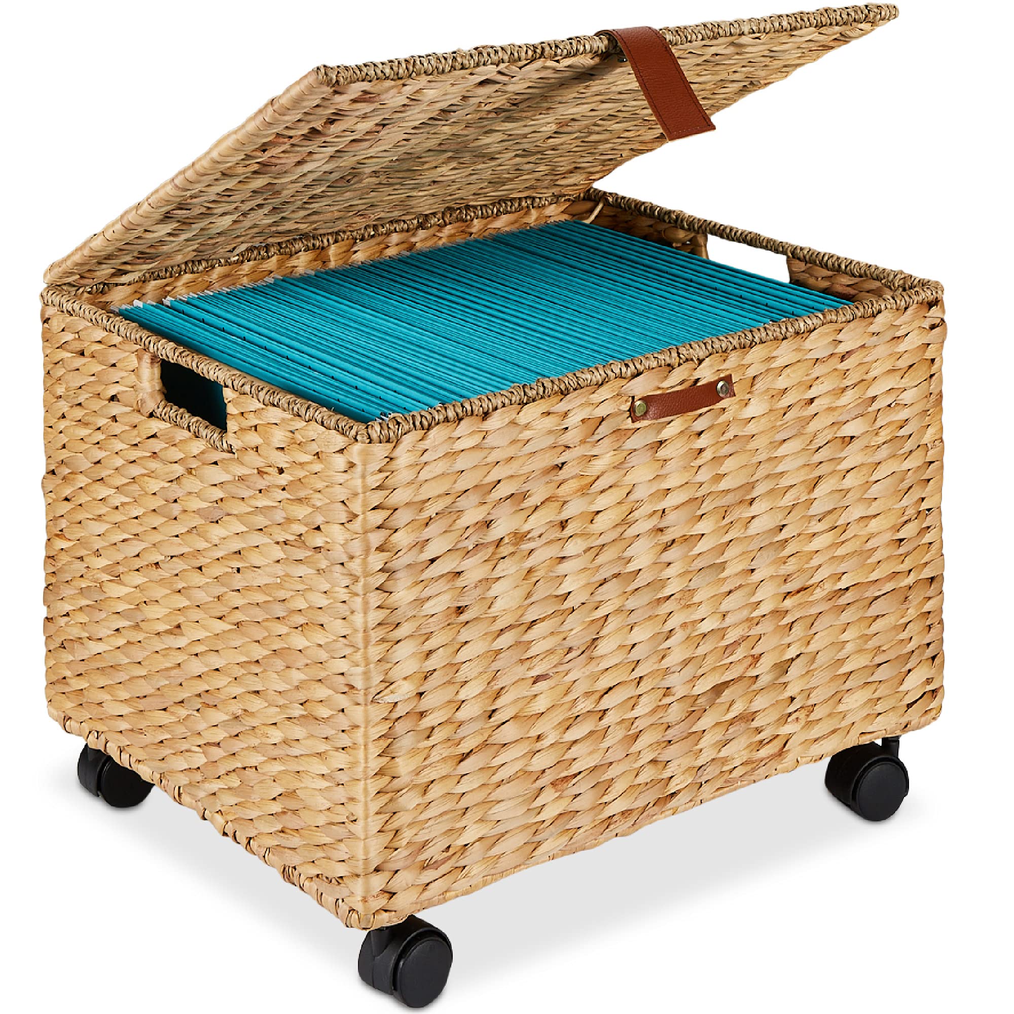 Best Choice Products Water Hyacinth File Cabinet