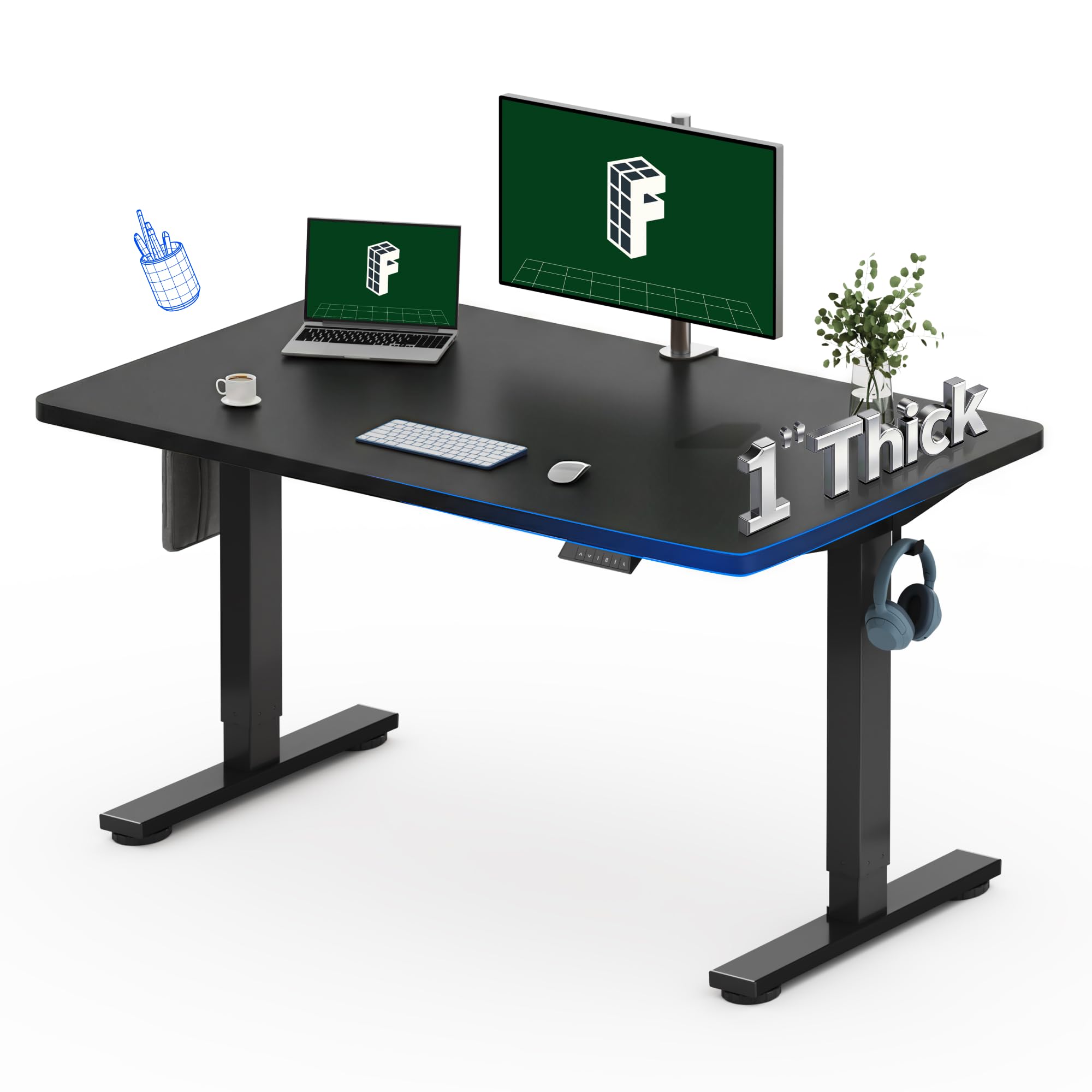 FLEXISPOT 48 x 30-Inch Electric Standing Desk