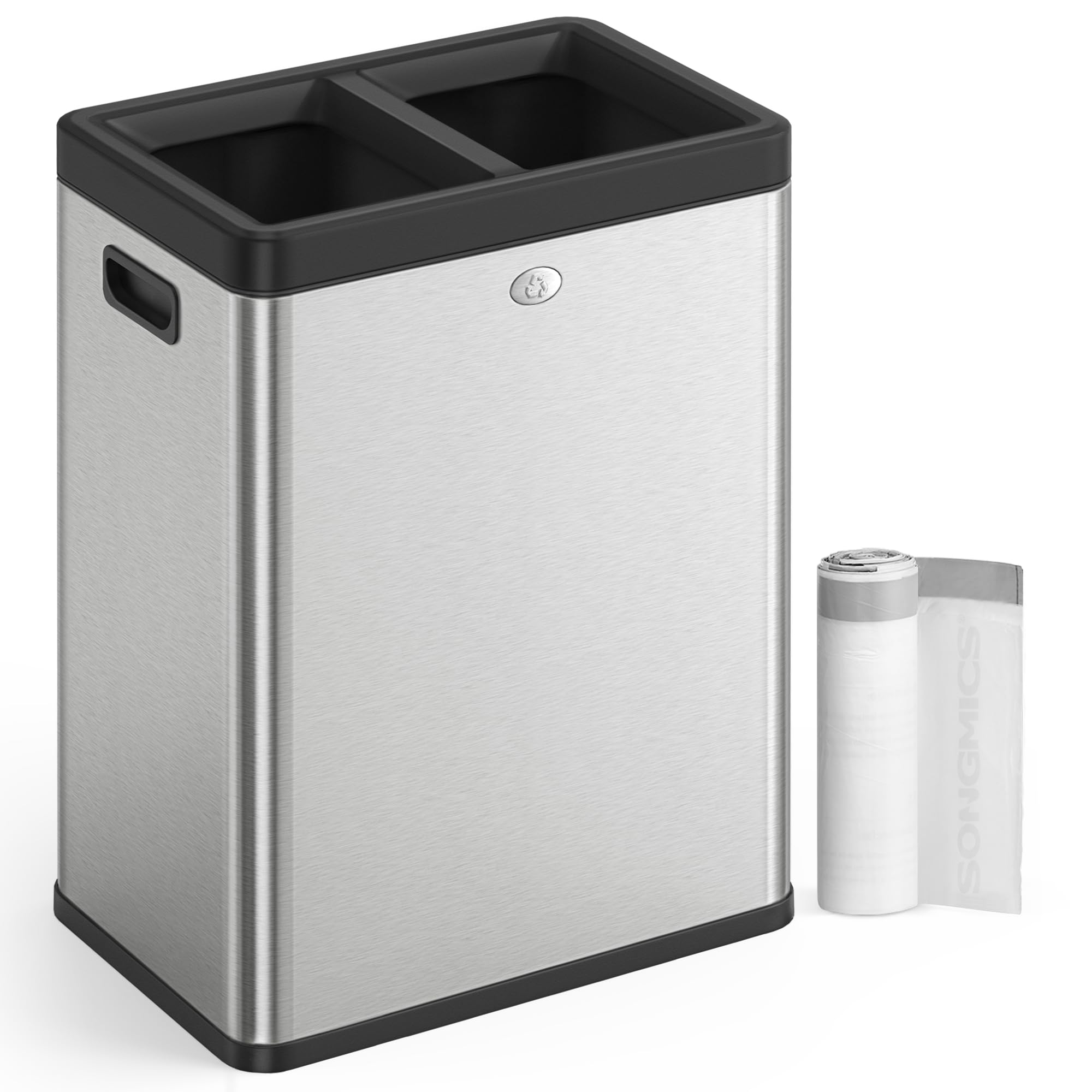 SONGMICS 2 × 6.6 Gallon Open-Top Can