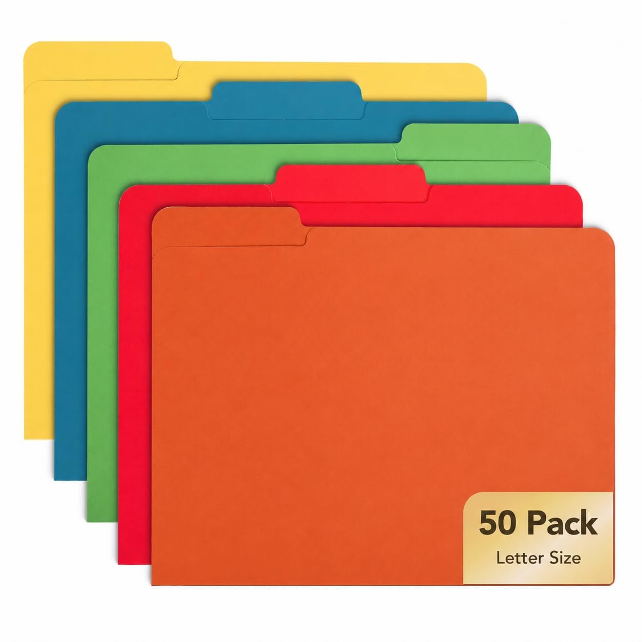 Mr. Pen 50-Pack Earth-Tone File Folders