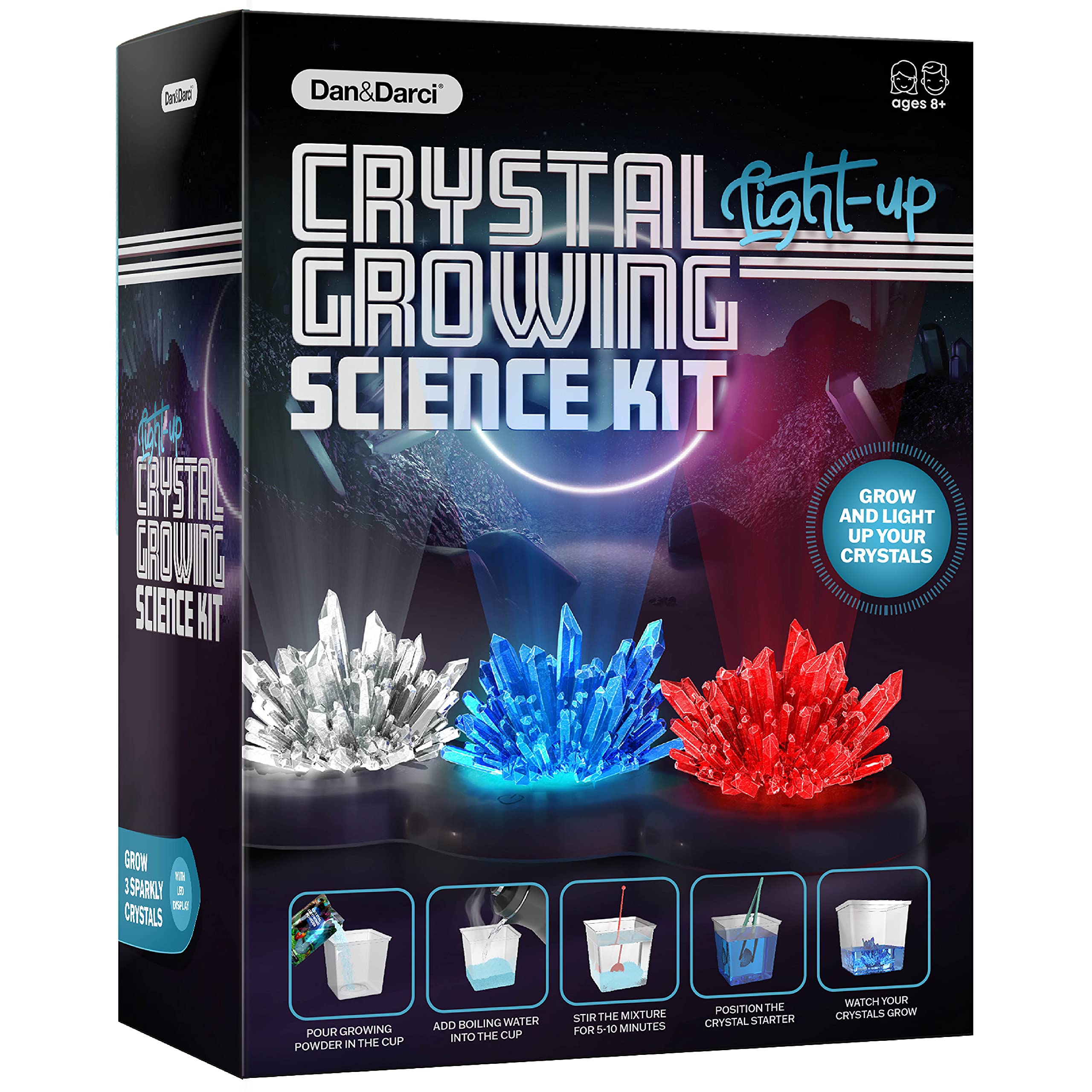 Light-Up Crystal Growing Kit