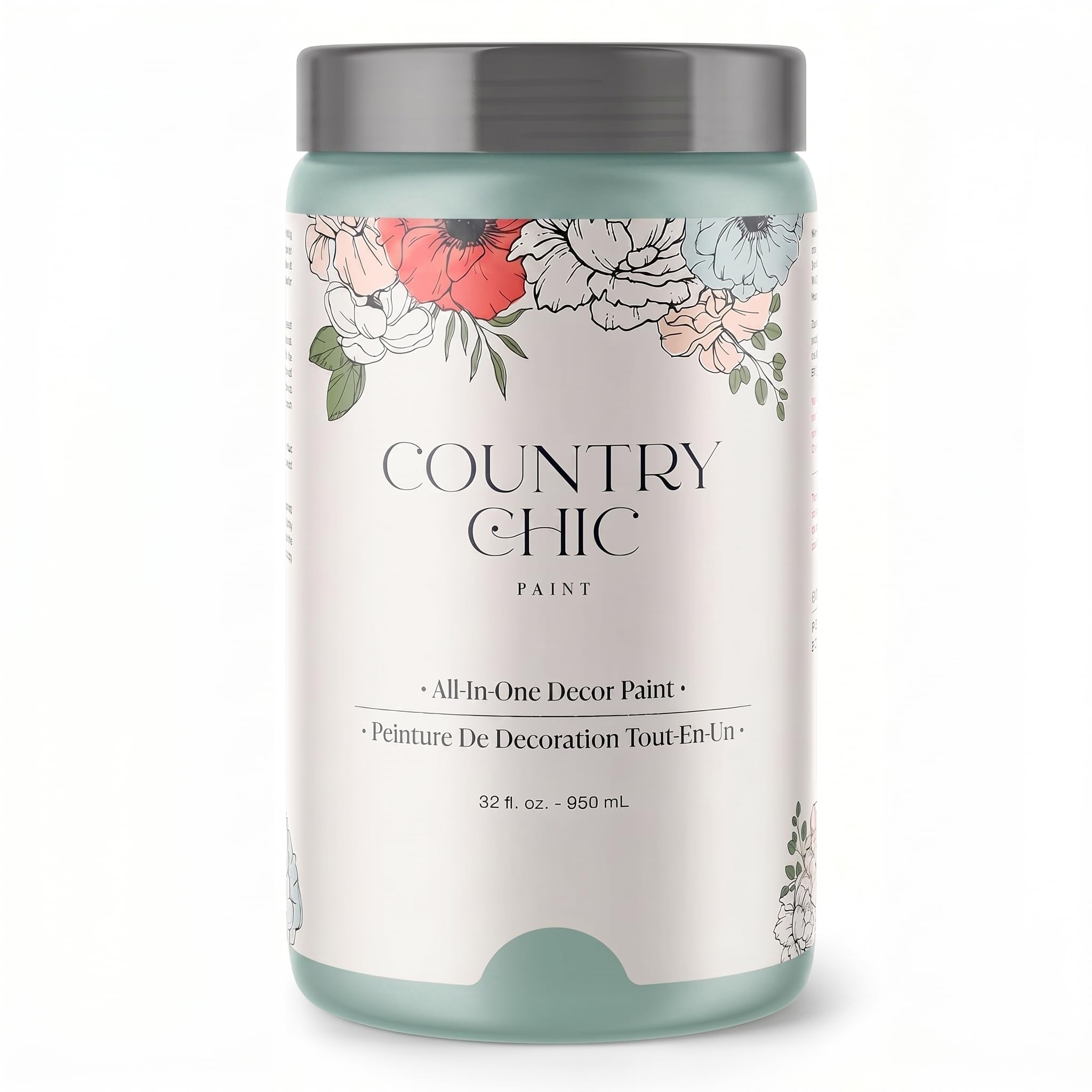 Country Chic Fancy Frock Light Blue, Quart