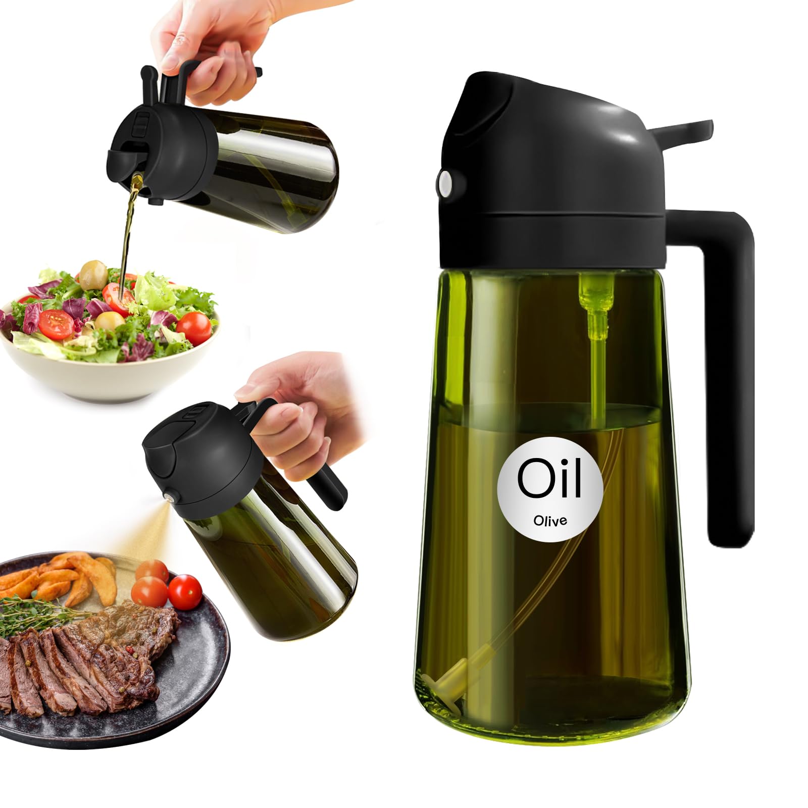 YARRAMATE Dark Green 2-Piece Oil Sprayer Set