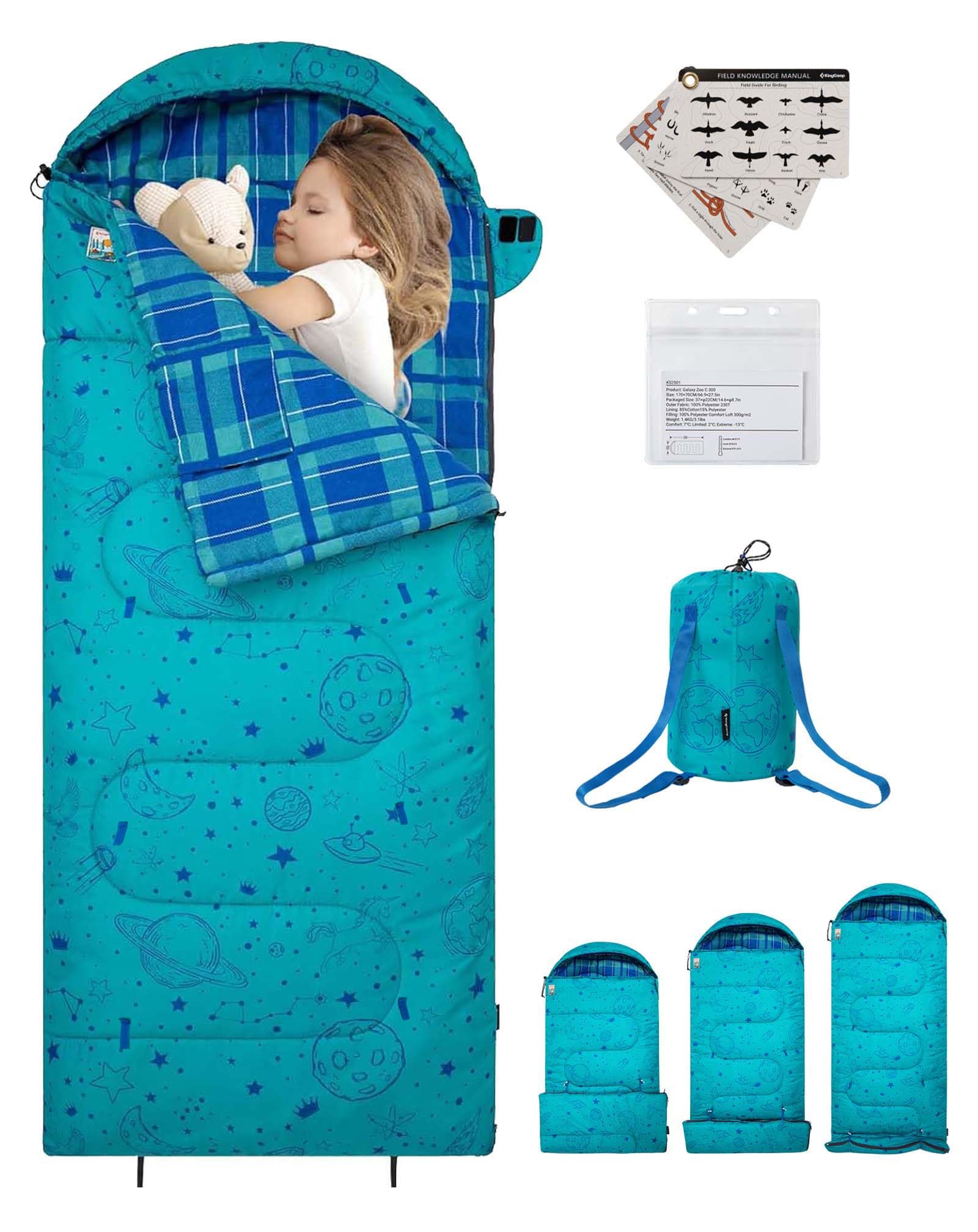 KingCamp 45°F Kids Sleeping Bag