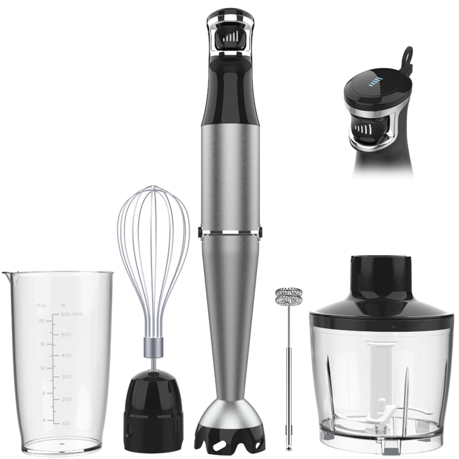 Turelar Immersion Blender Handheld Corded Set